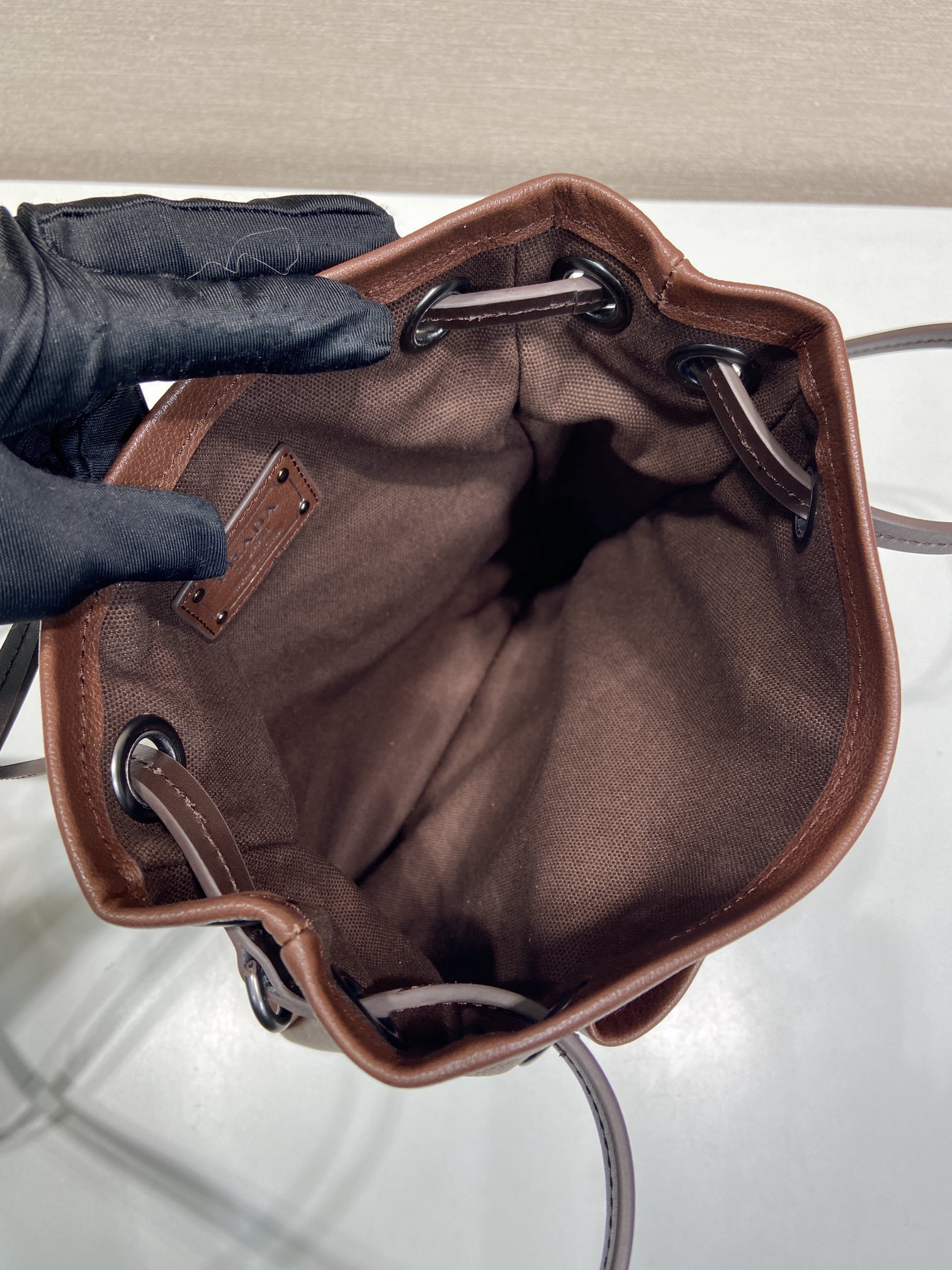 Prada Tote Bag Cow Leather 24cm