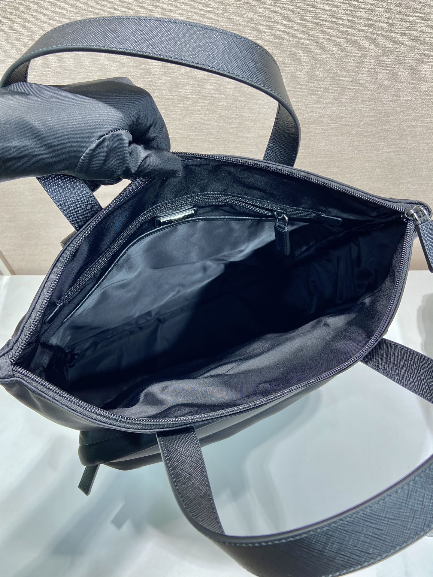 Prada Tote Bag Cow Leather 10cm