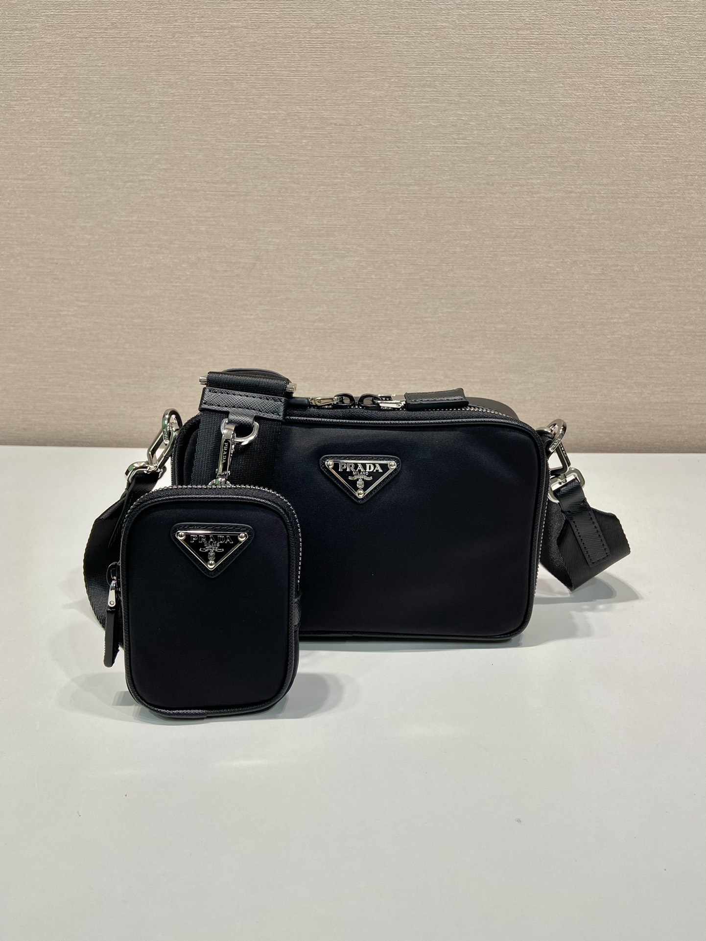 Prada Messenger Bag Cow Leather M