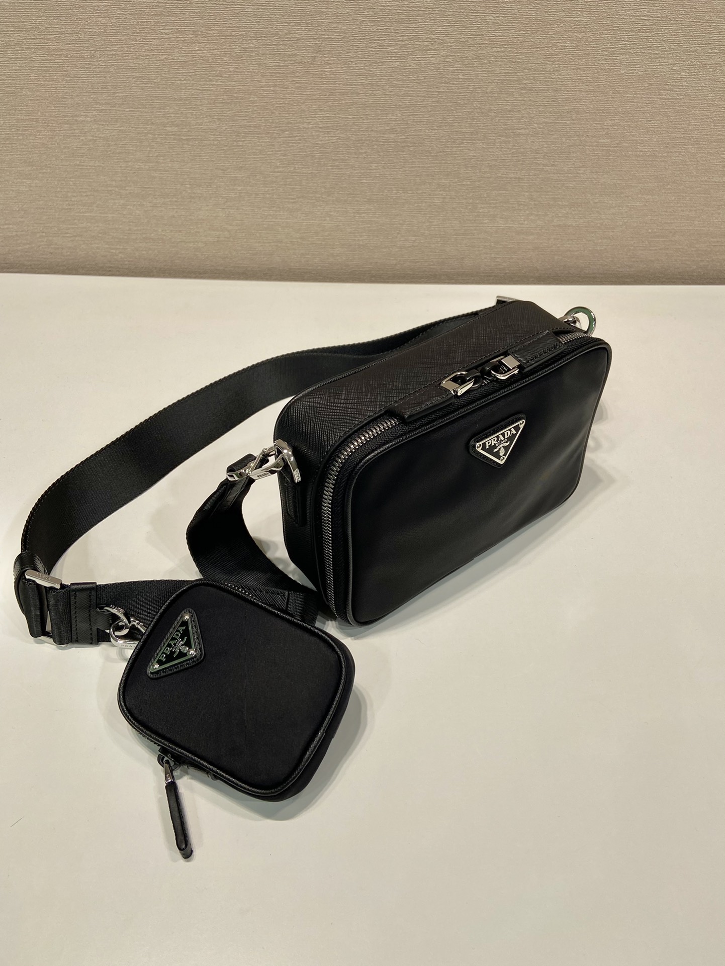 Prada Messenger Bag Cow Leather M