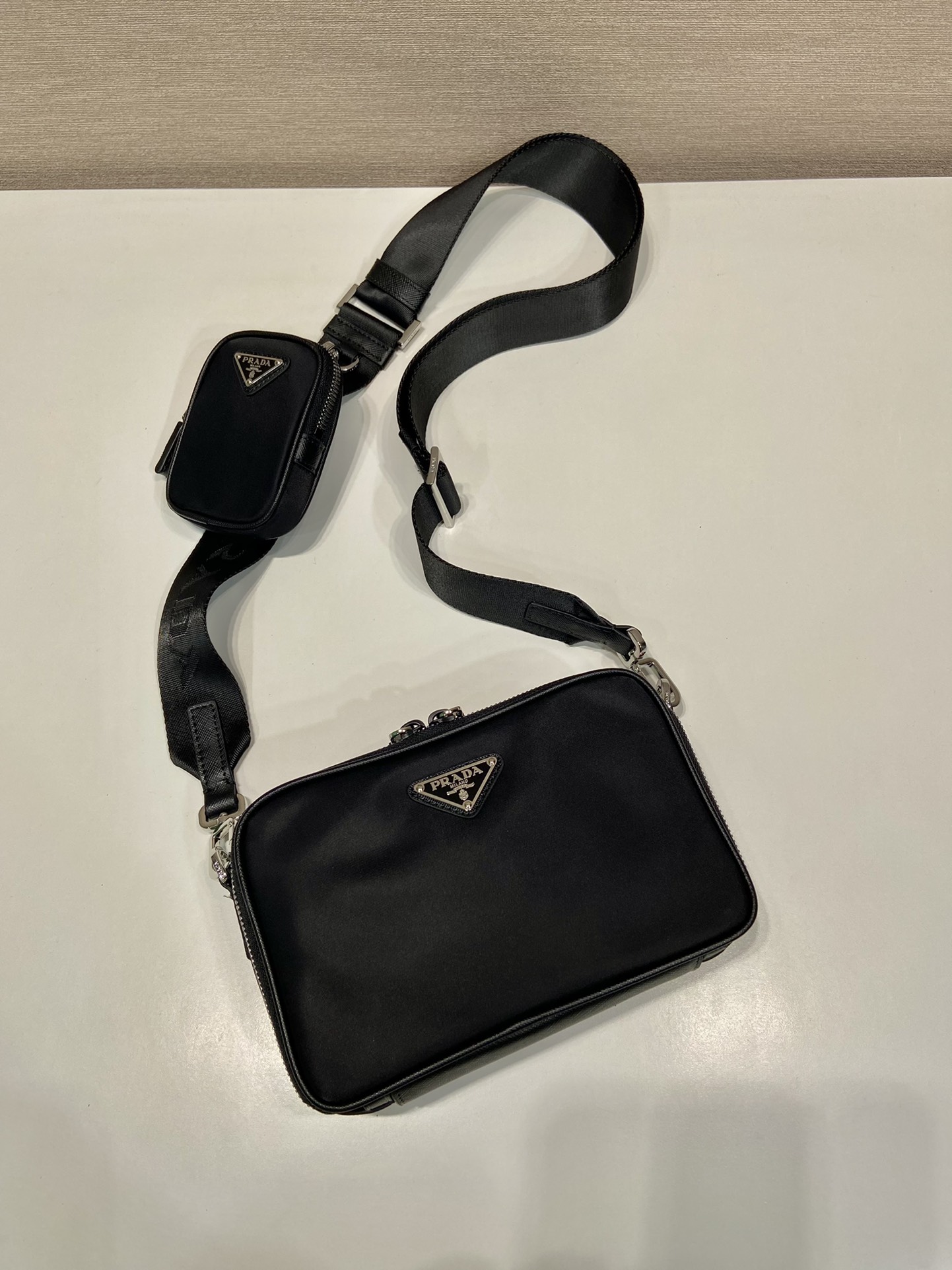 Prada Messenger Bag Cow Leather M