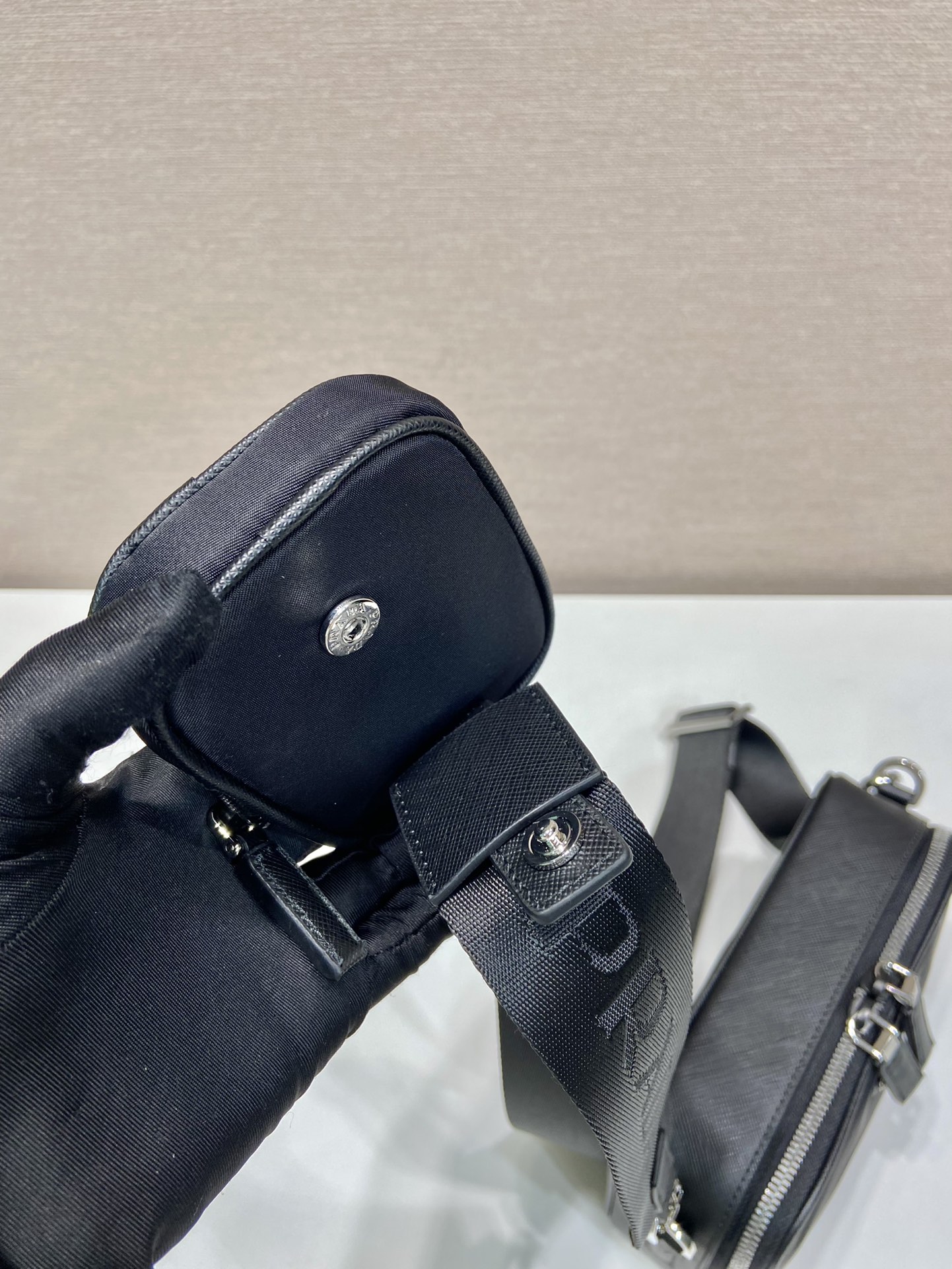 Prada Messenger Bag Cow Leather M