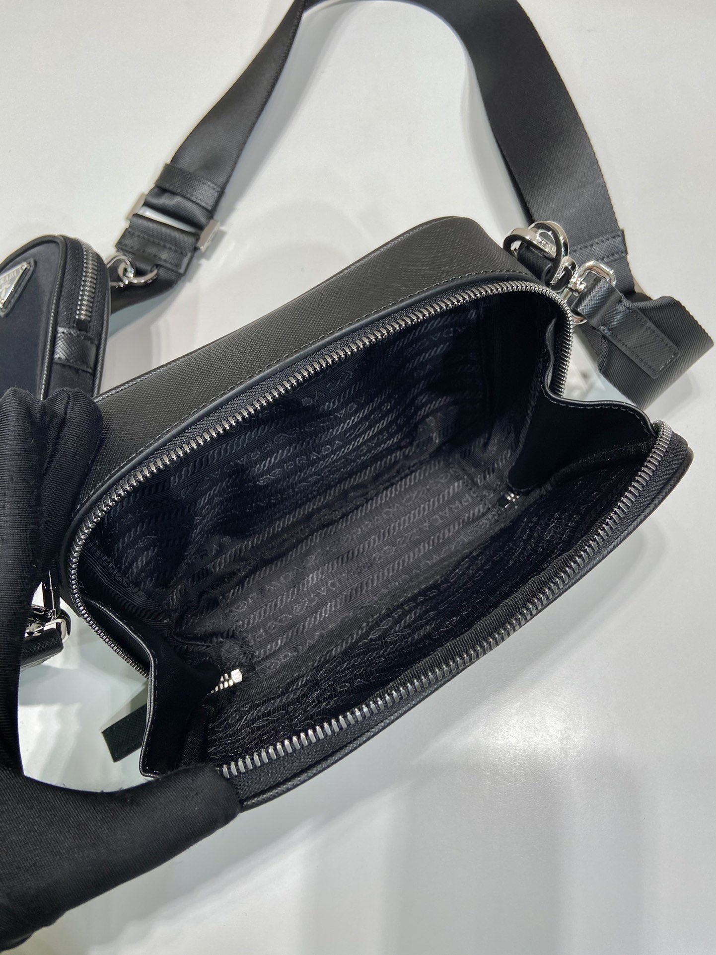 Prada Messenger Bag Cow Leather M