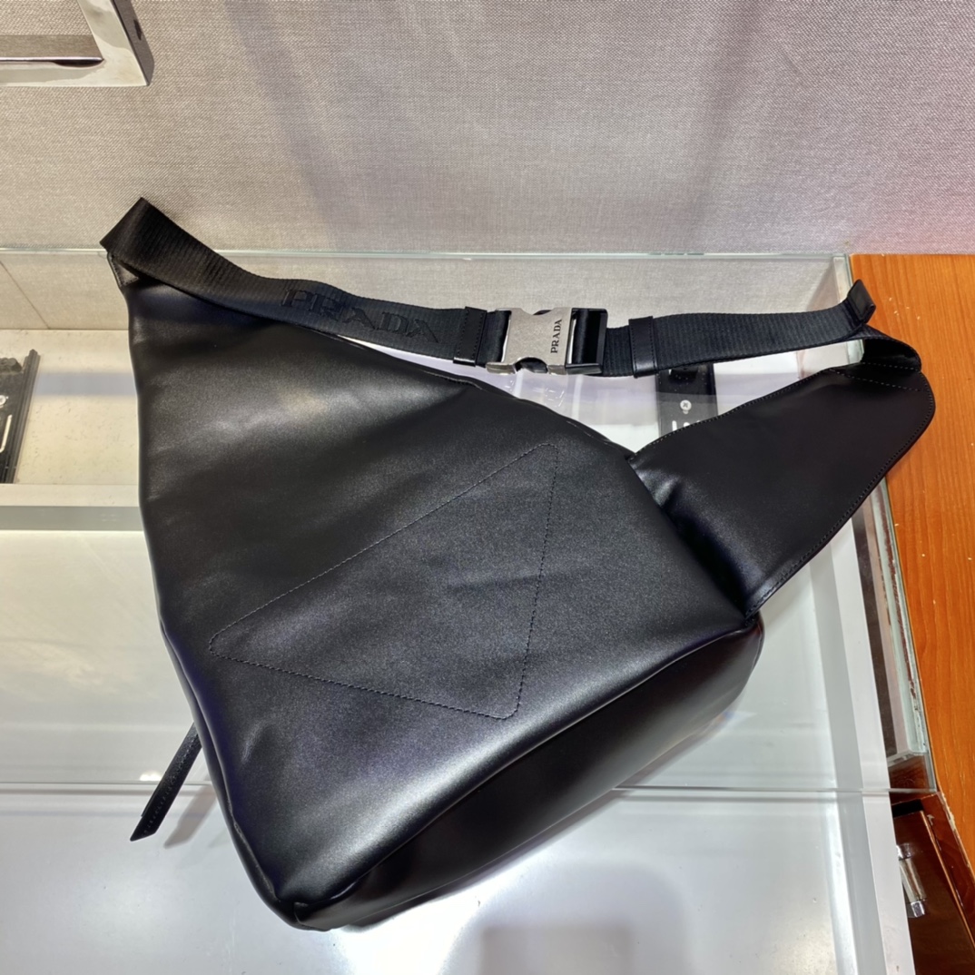 Prada Male Shoulder Bag Cow Leather 10cm