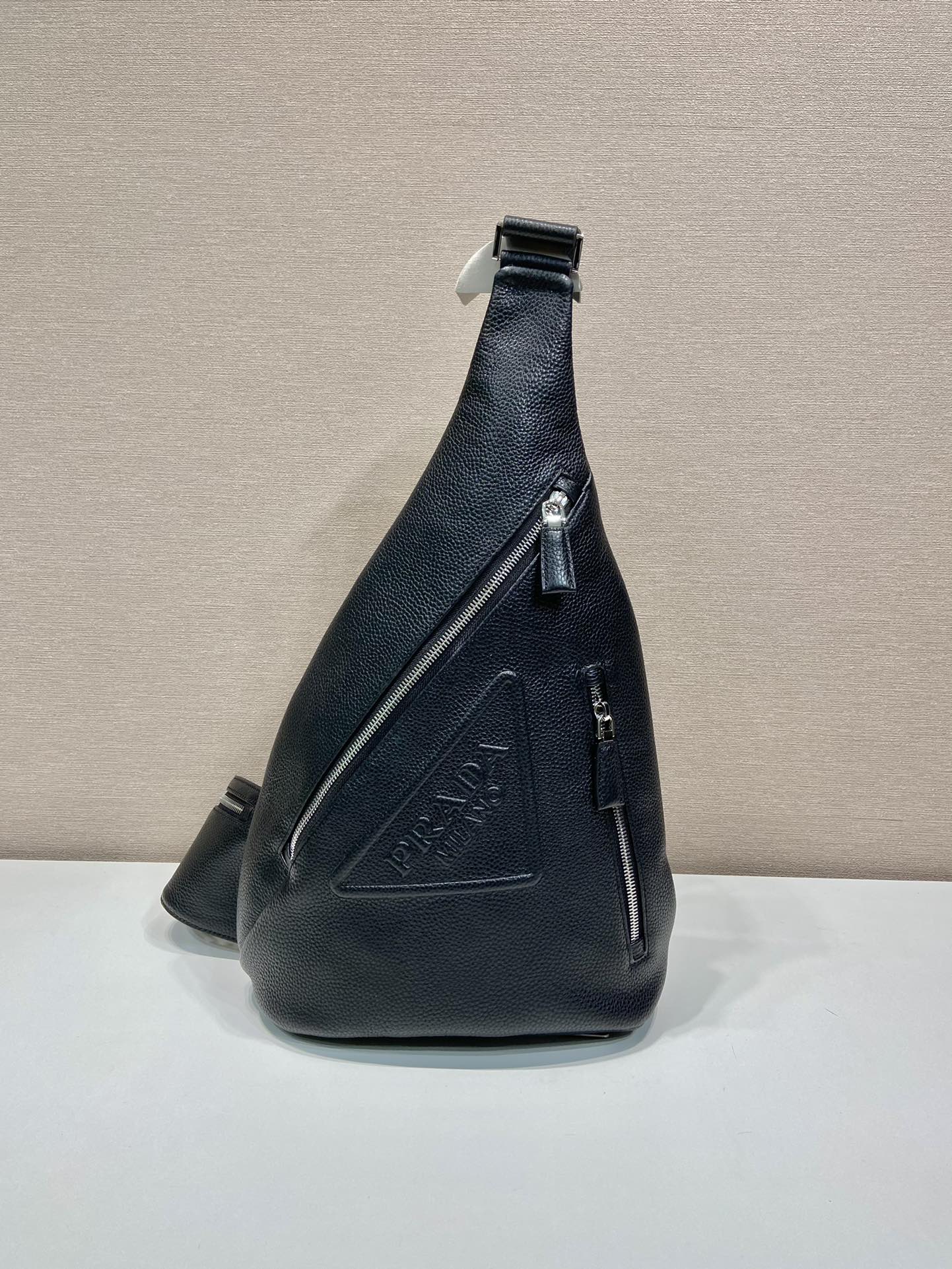Prada Male Shoulder Bag Cow Leather 10cm