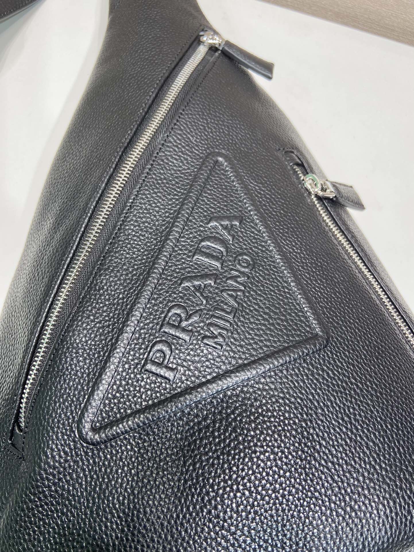 Prada Male Shoulder Bag Cow Leather 10cm