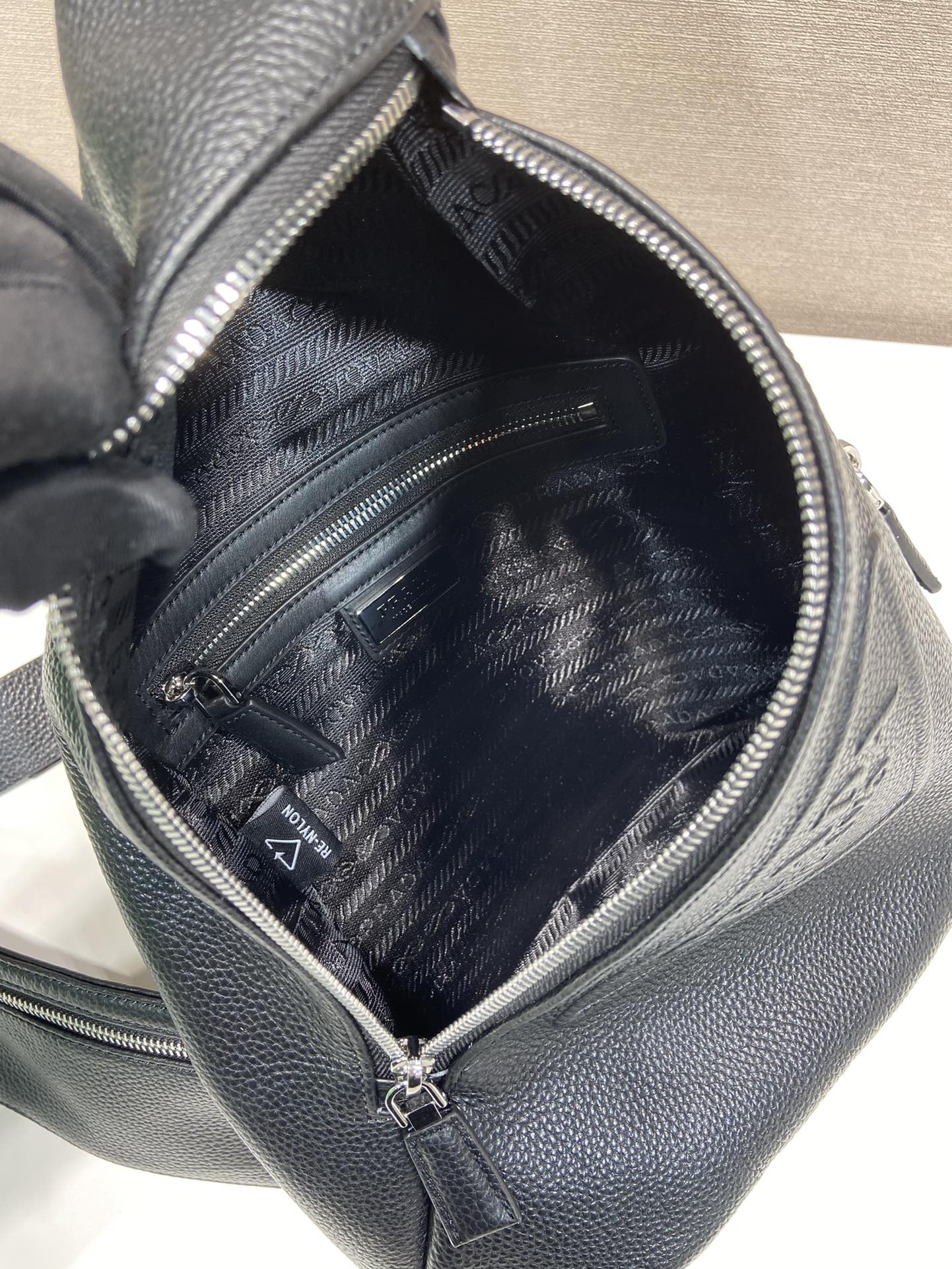 Prada Male Shoulder Bag Cow Leather 10cm