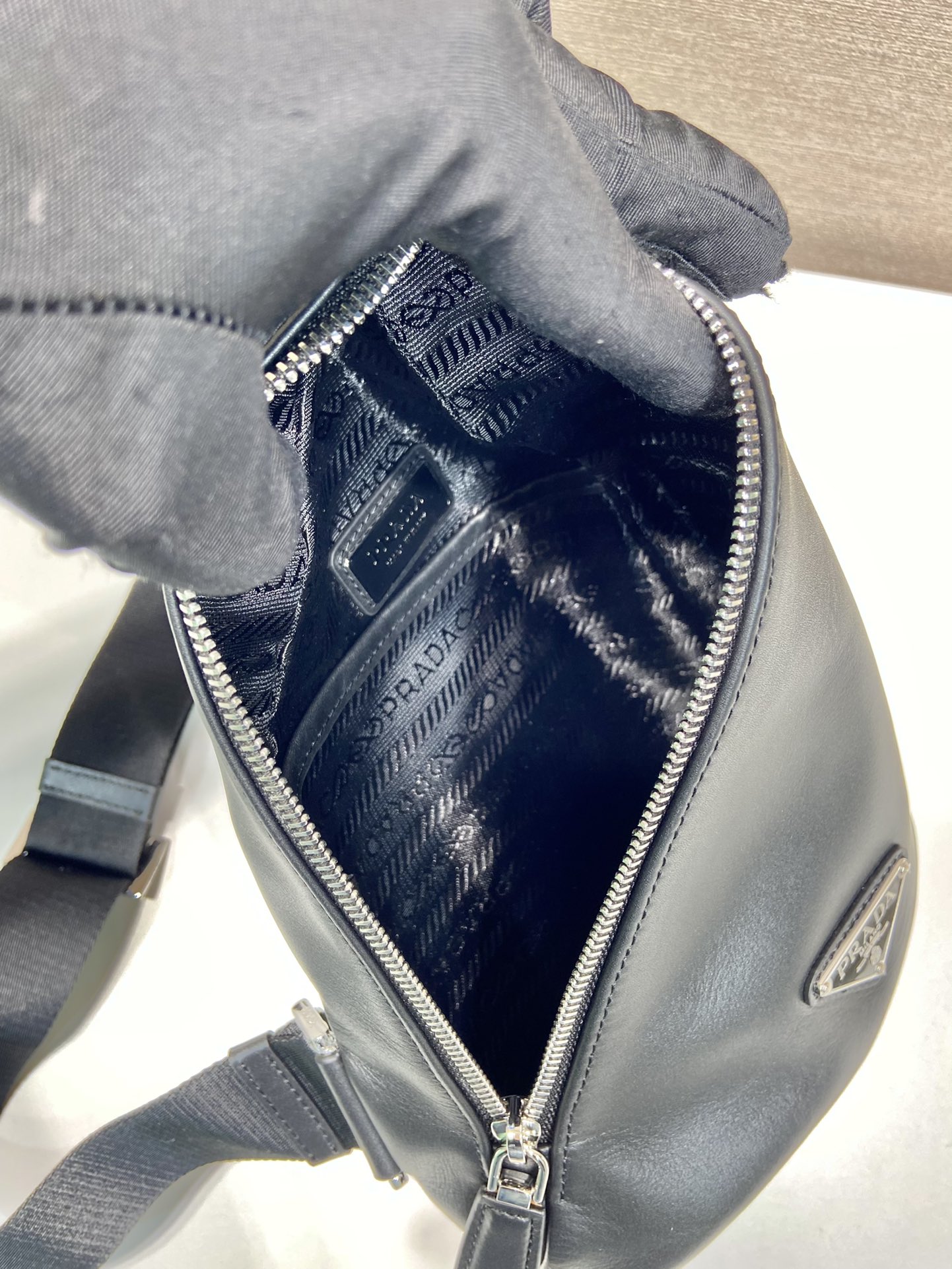 Prada Shoulder Bag Cow Leather M