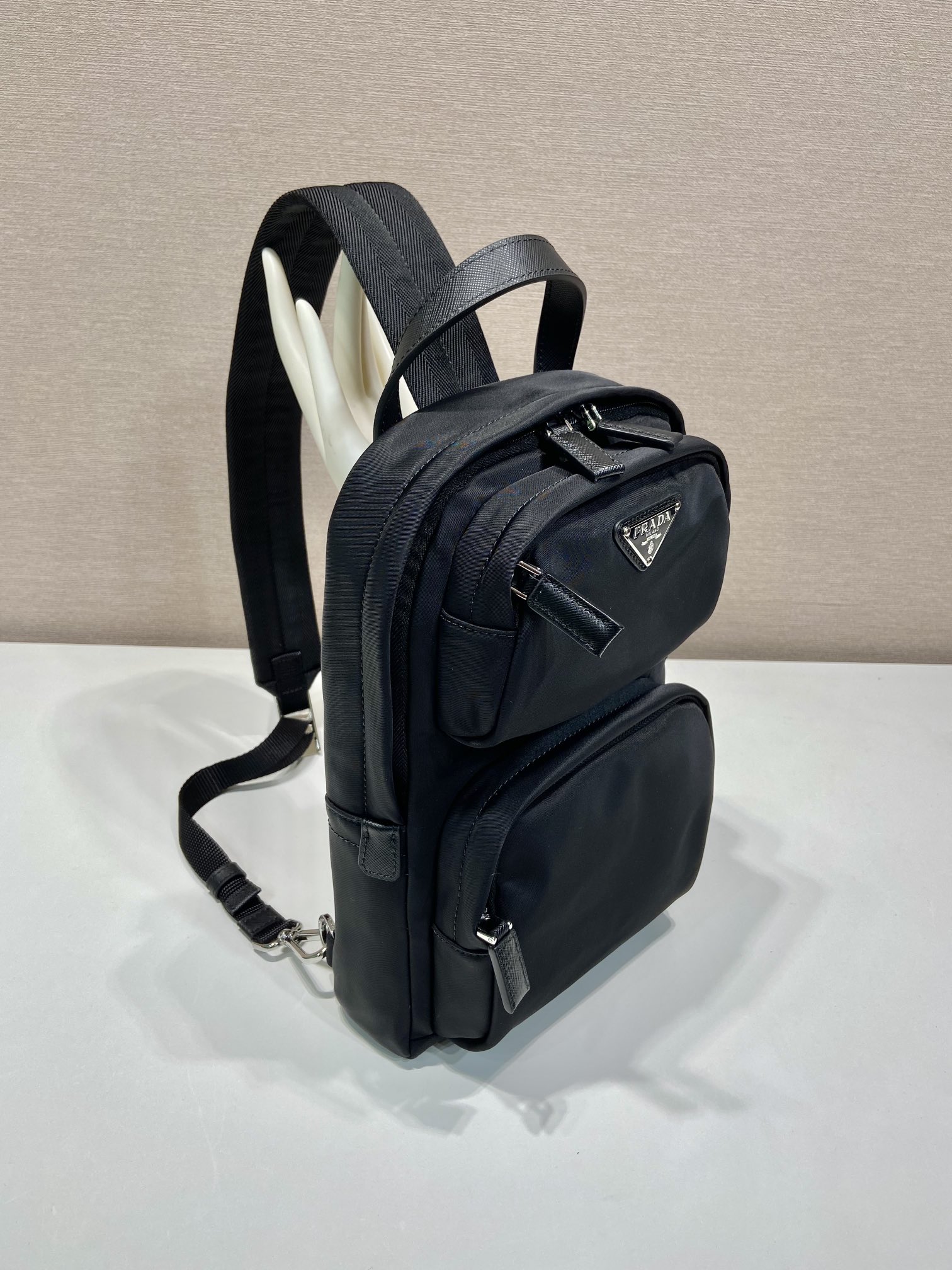 Prada Backpack Nylon M-l-s