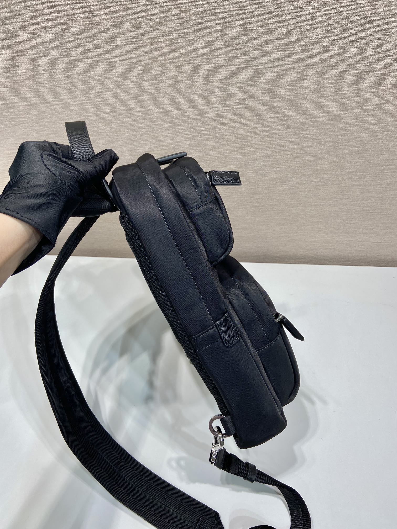 Prada Backpack Nylon M-l-s