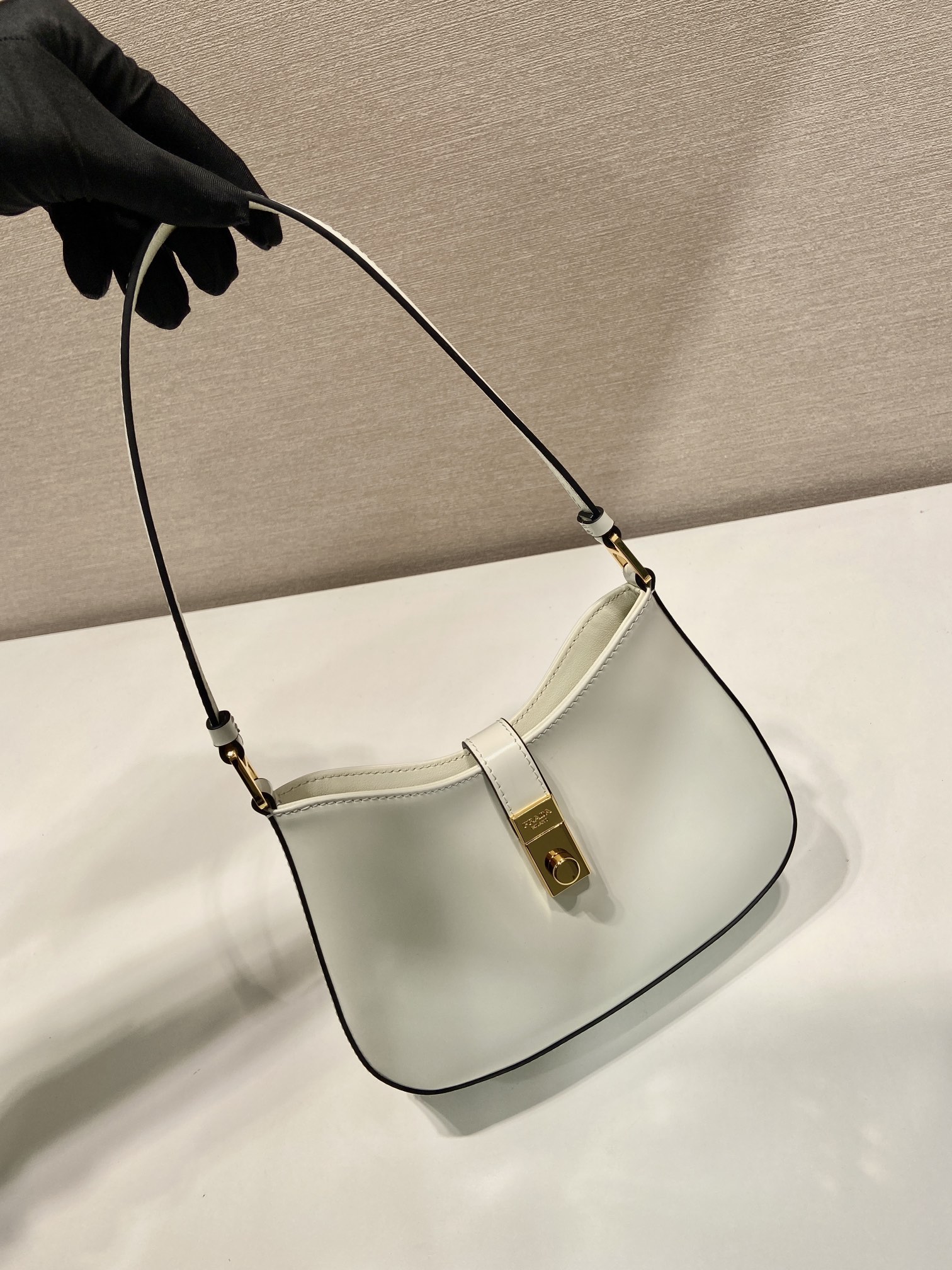 Prada Shoulder Bag Cow Leather M