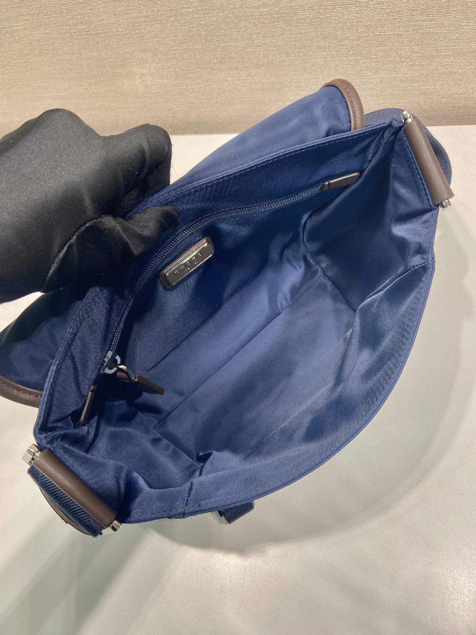 Prada Messenger Bag Cow Leather 10cm