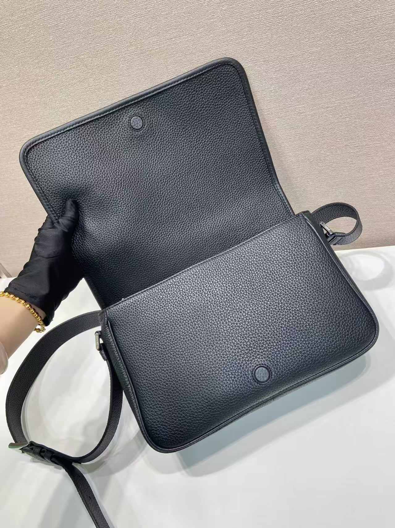 Prada Shoulder Bag Cow Leather M