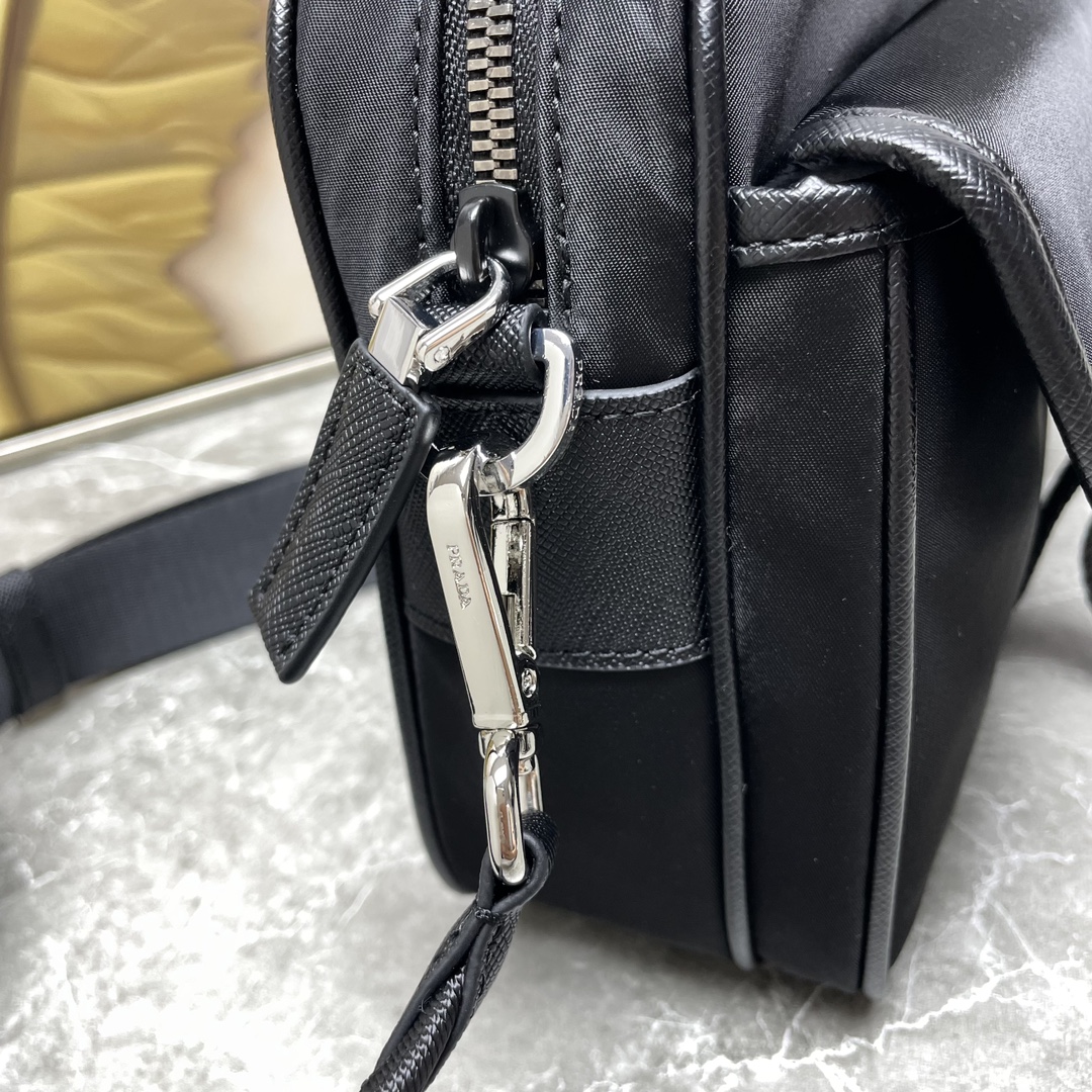 Prada Crossbody Bag Nylon Black M