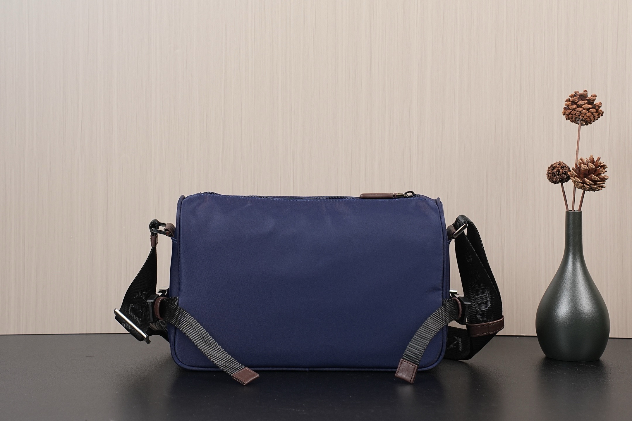 Prada Shoulder Bag Nylon Blue 10cm-l