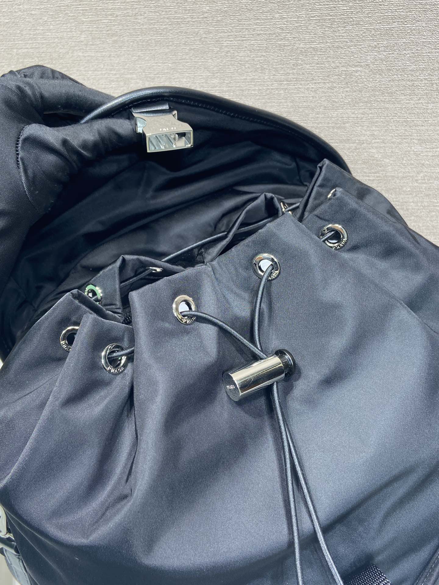 Prada Shoulder Bag Cow Leather 17cm