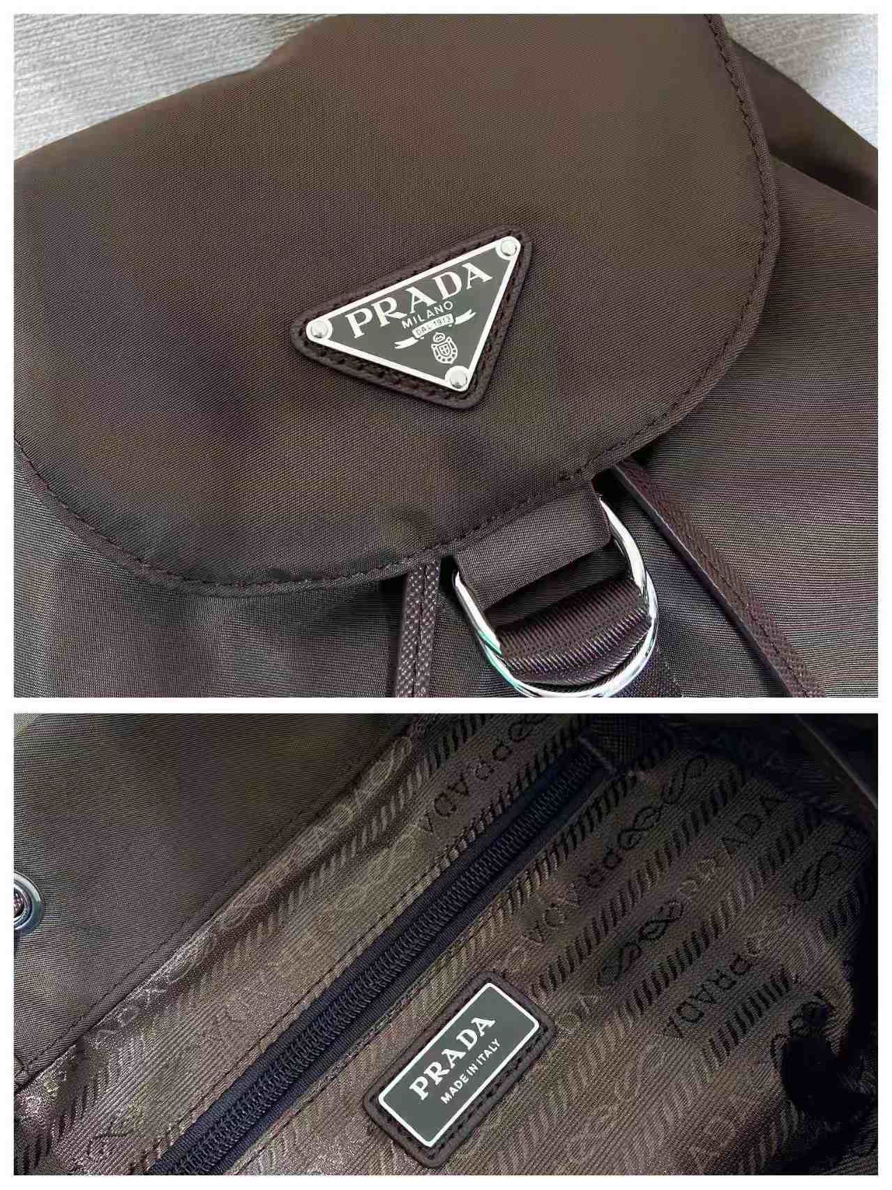 Prada Shoulder Bag Cow Leather 15cm