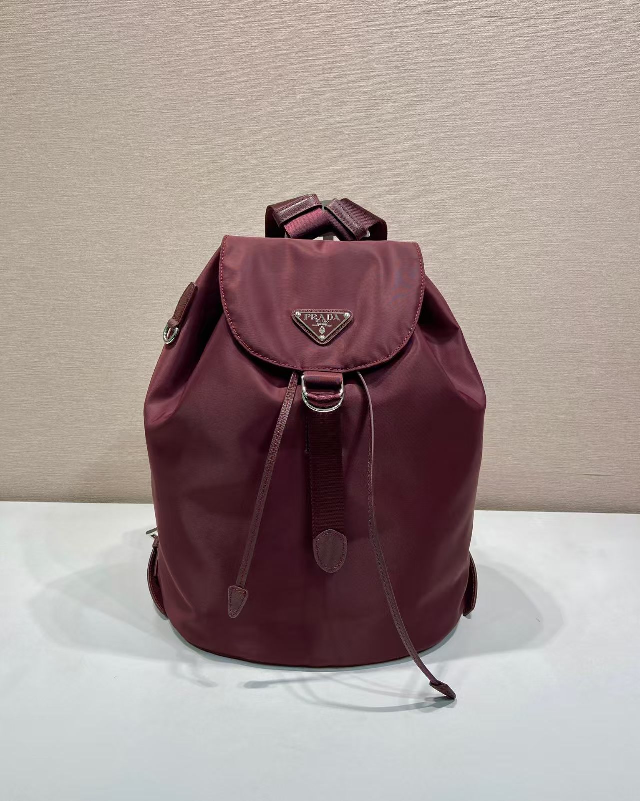 Prada Shoulder Bag Cow Leather 15cm