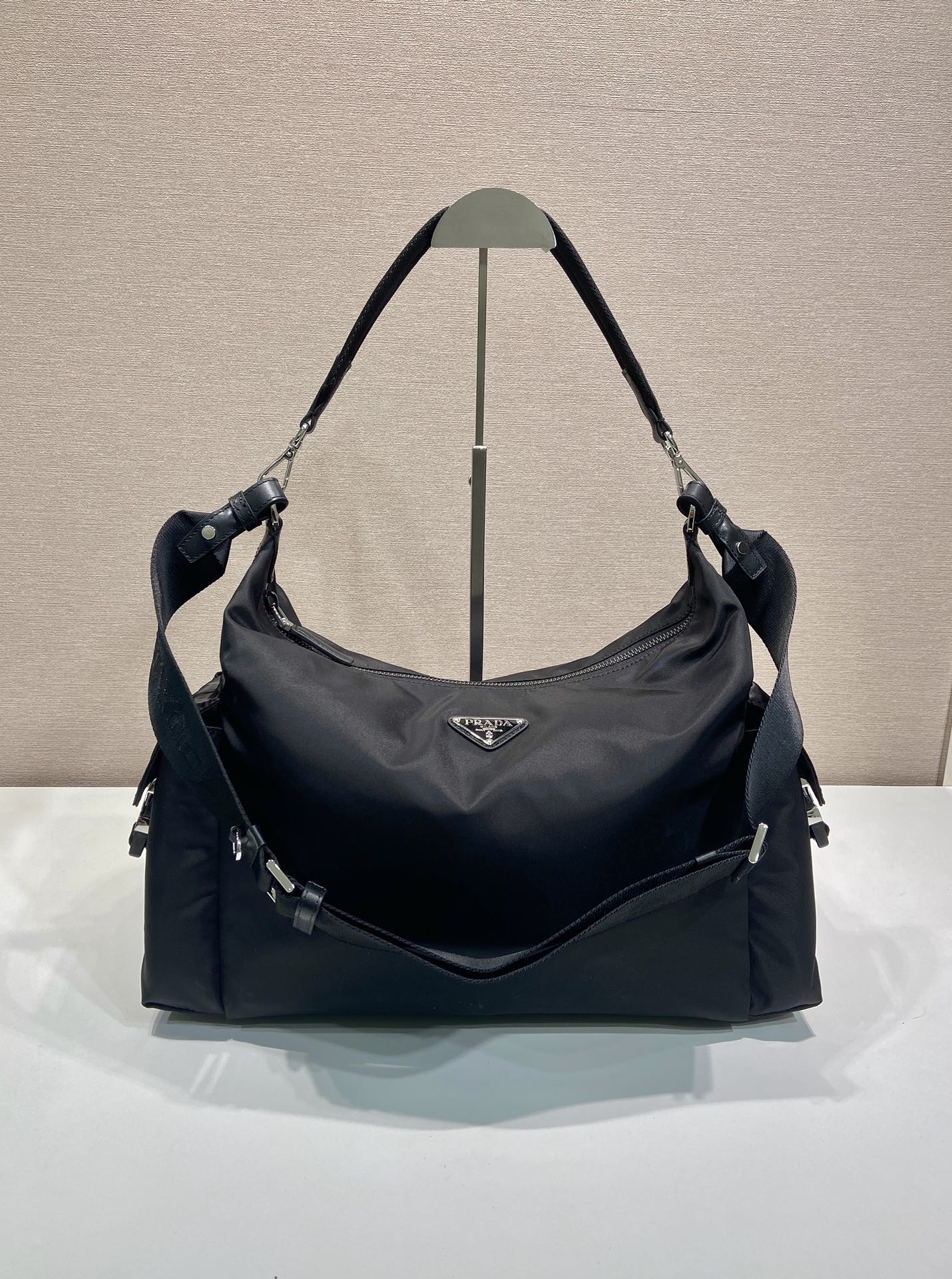 Prada Male Basic Bag Nylon 15cm-l