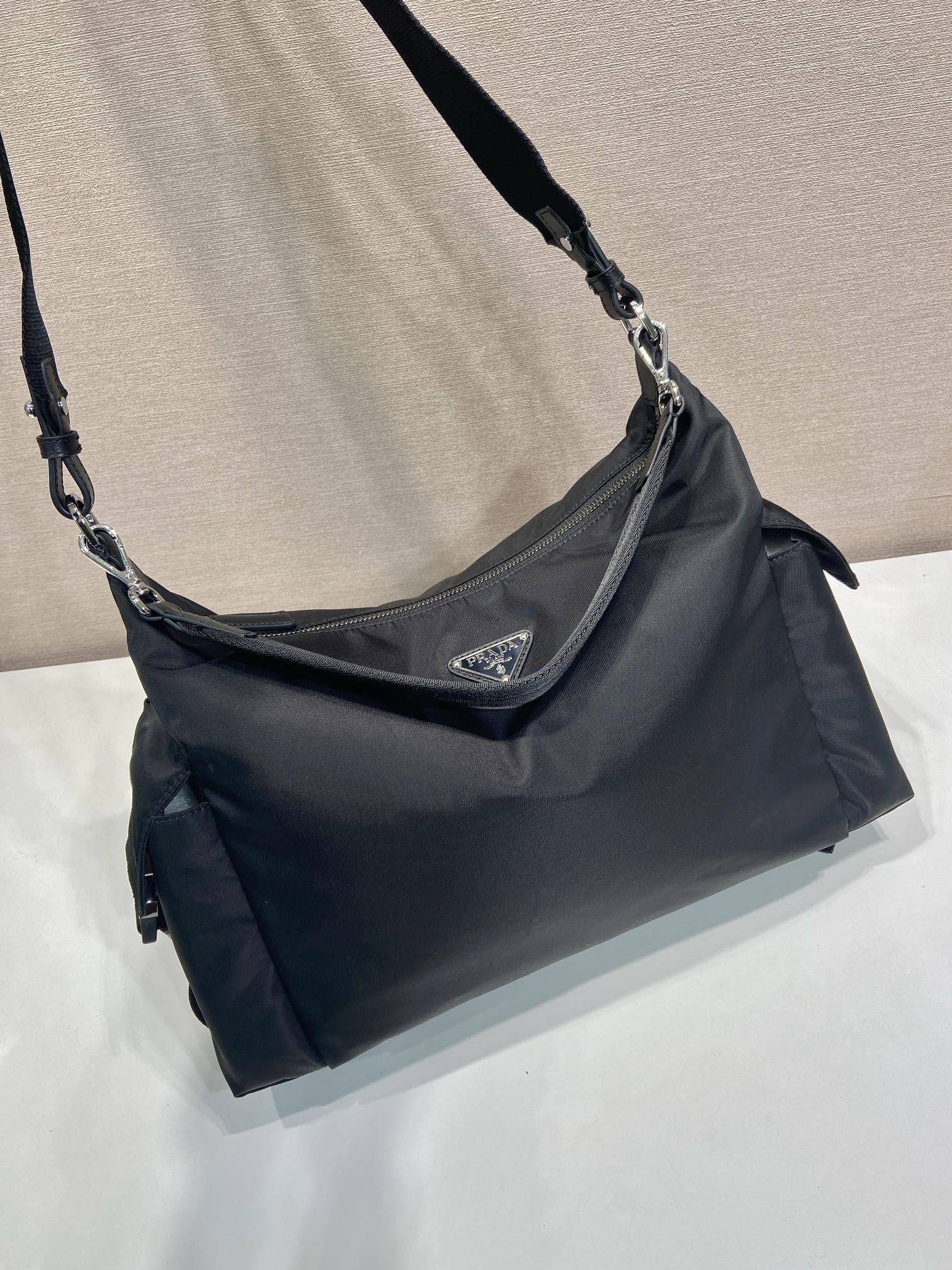 Prada Male Basic Bag Nylon 15cm-l