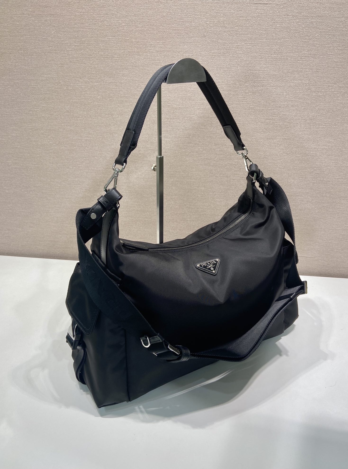 Prada Male Basic Bag Nylon 15cm-l