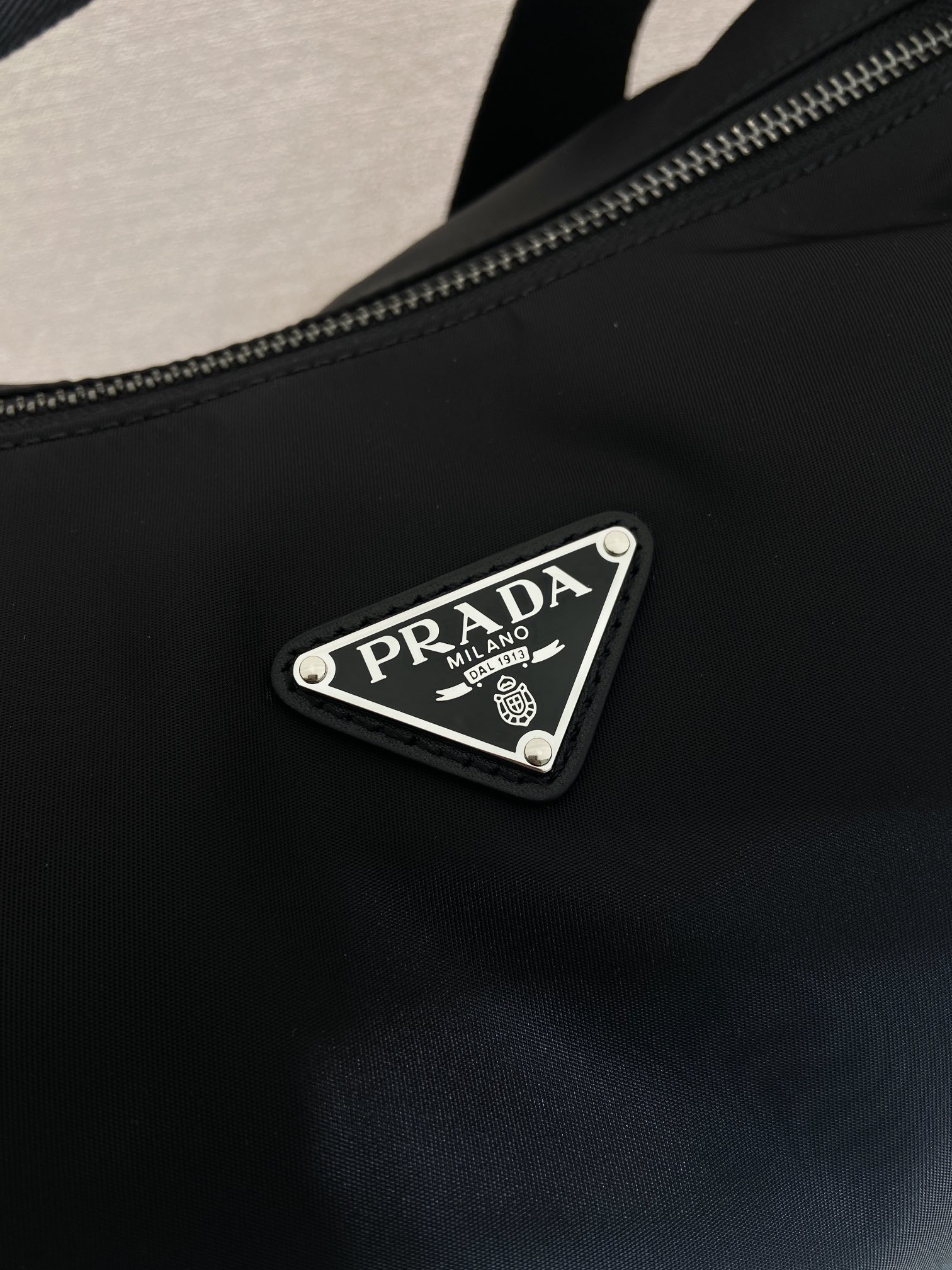 Prada Male Basic Bag Nylon 15cm-l