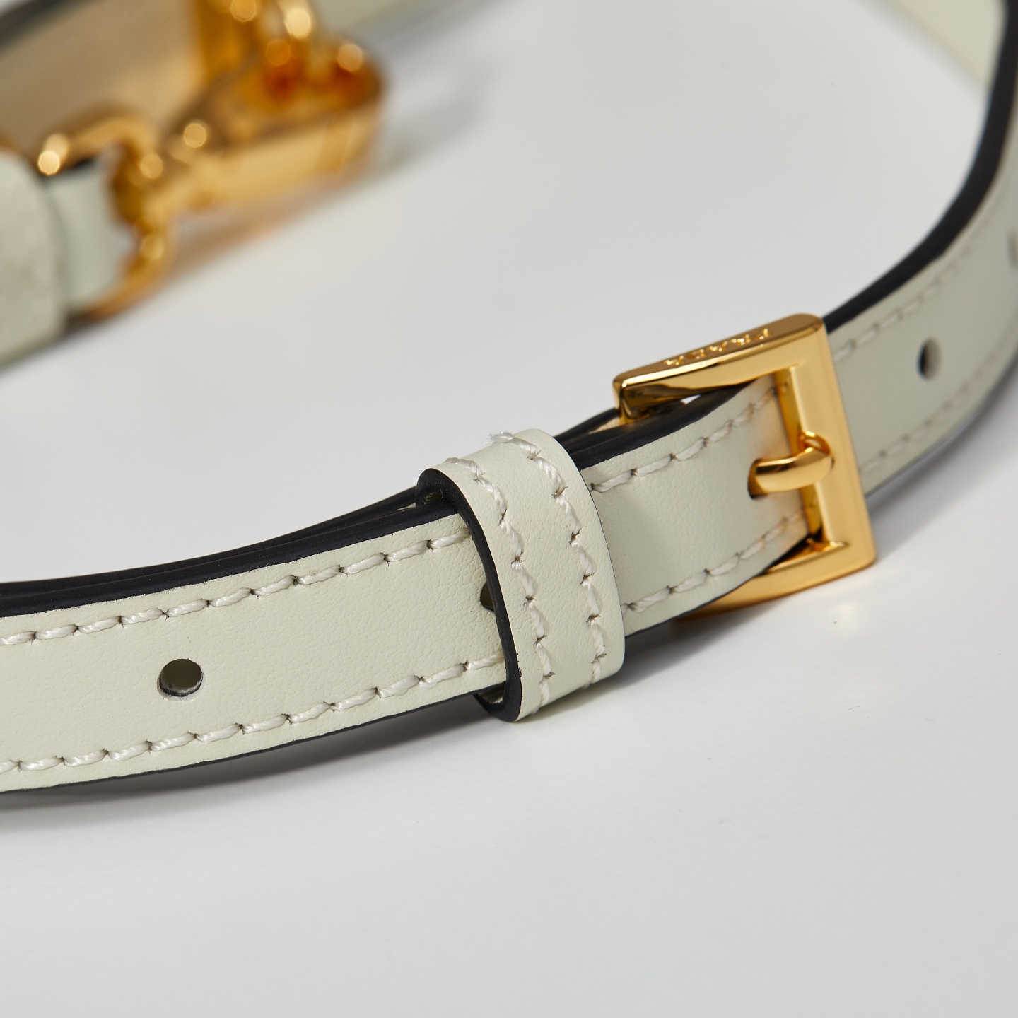 Prada Basic Bag White M-s