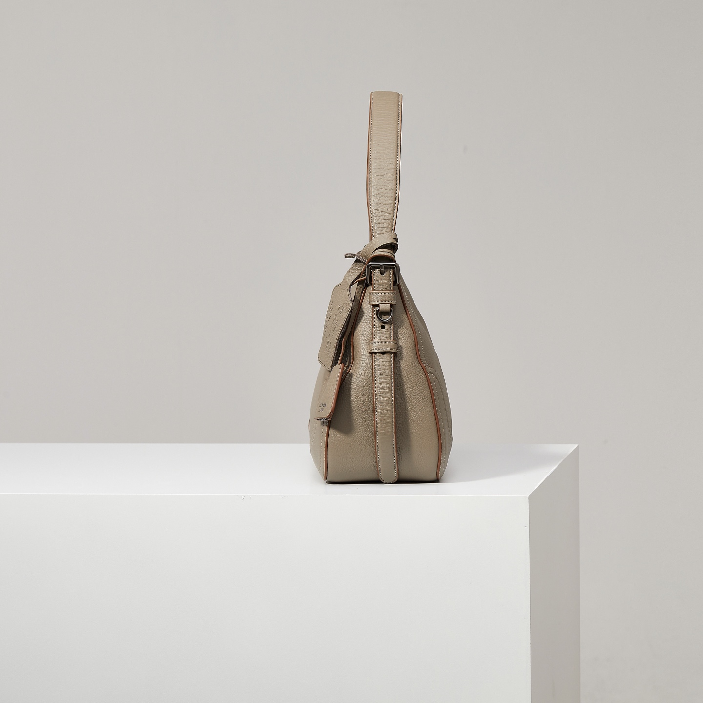 Prada Basic Bag Gray M-11cm-s