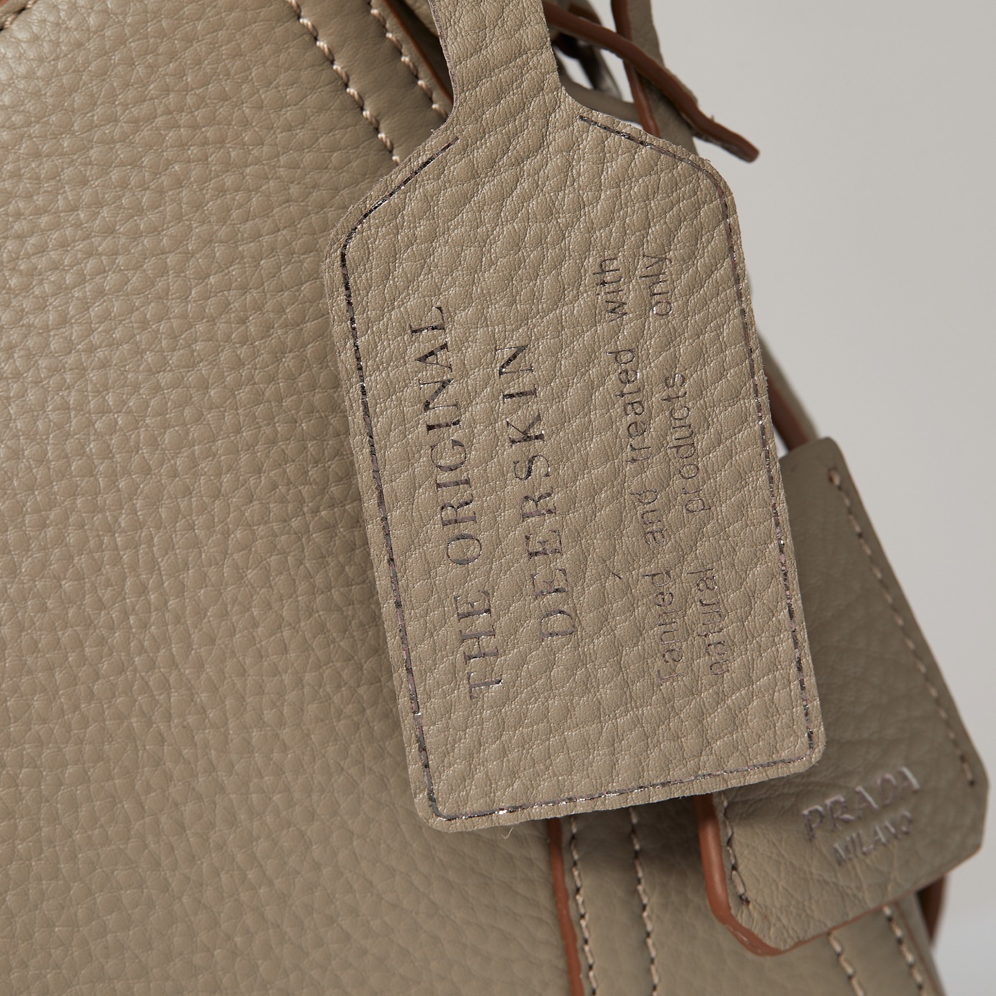 Prada Basic Bag Gray M-11cm-s