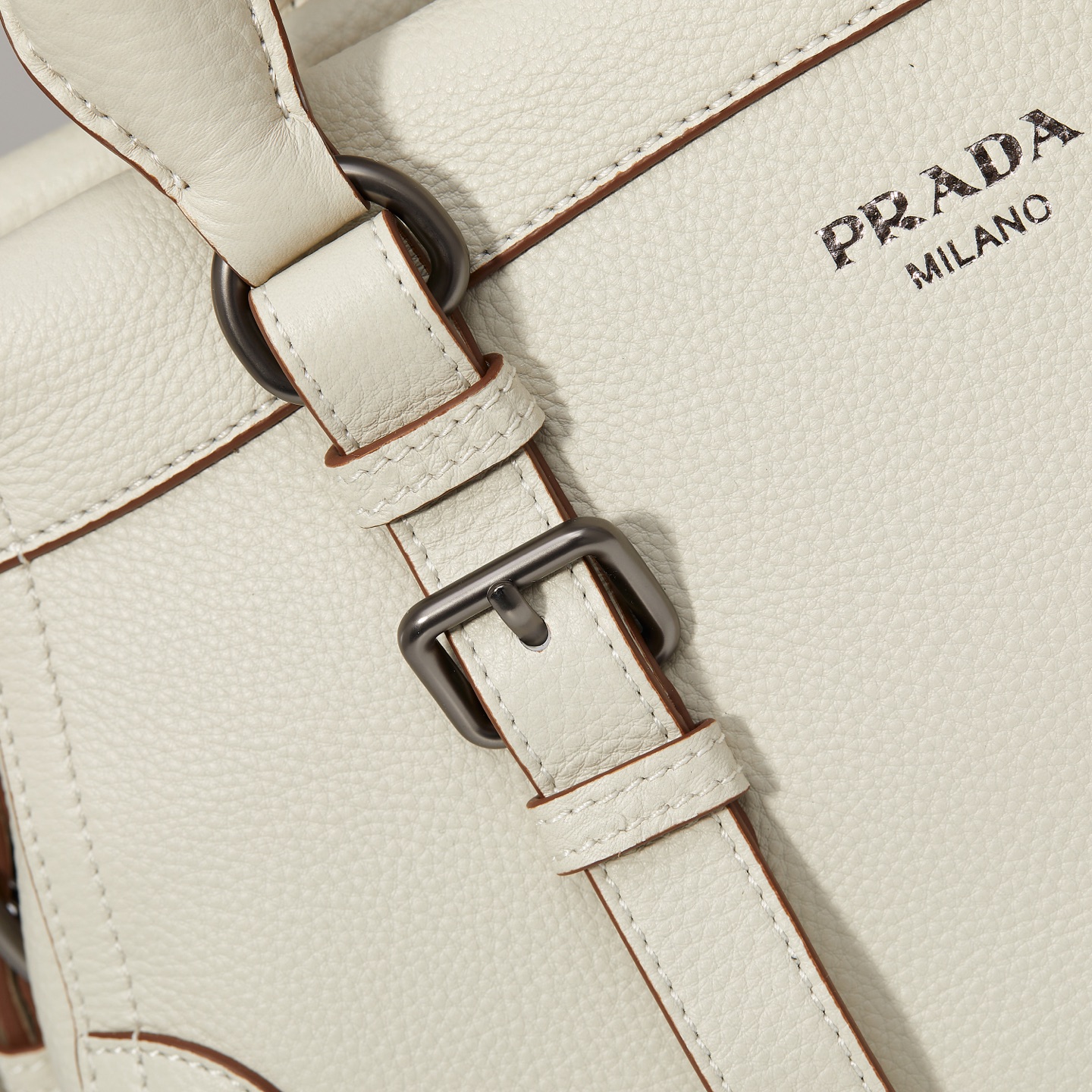 Prada Tote Bag White 11cm-s