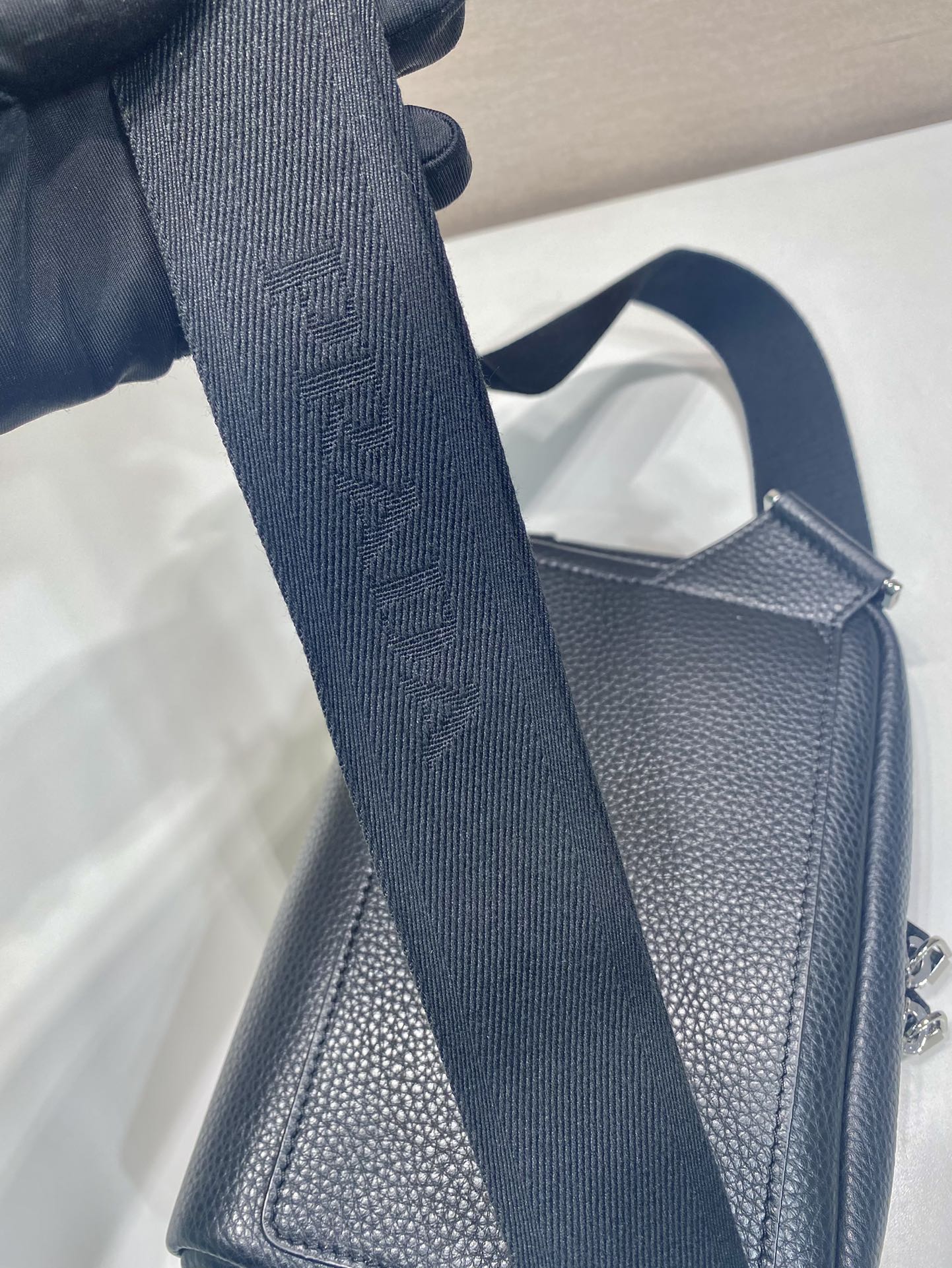 Prada Shoulder Bag Cow Leather M