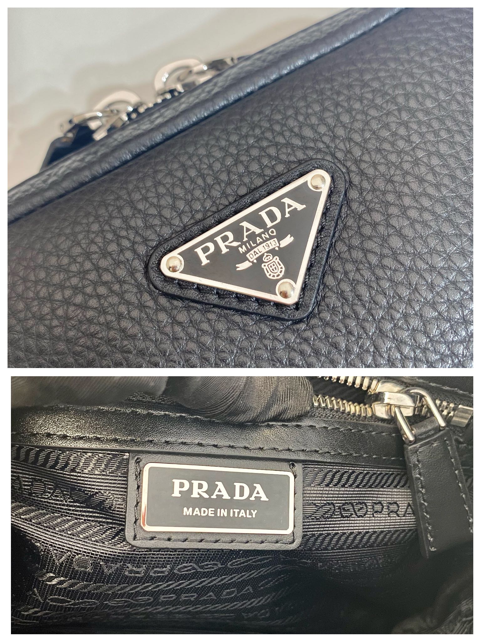 Prada Shoulder Bag Cow Leather M