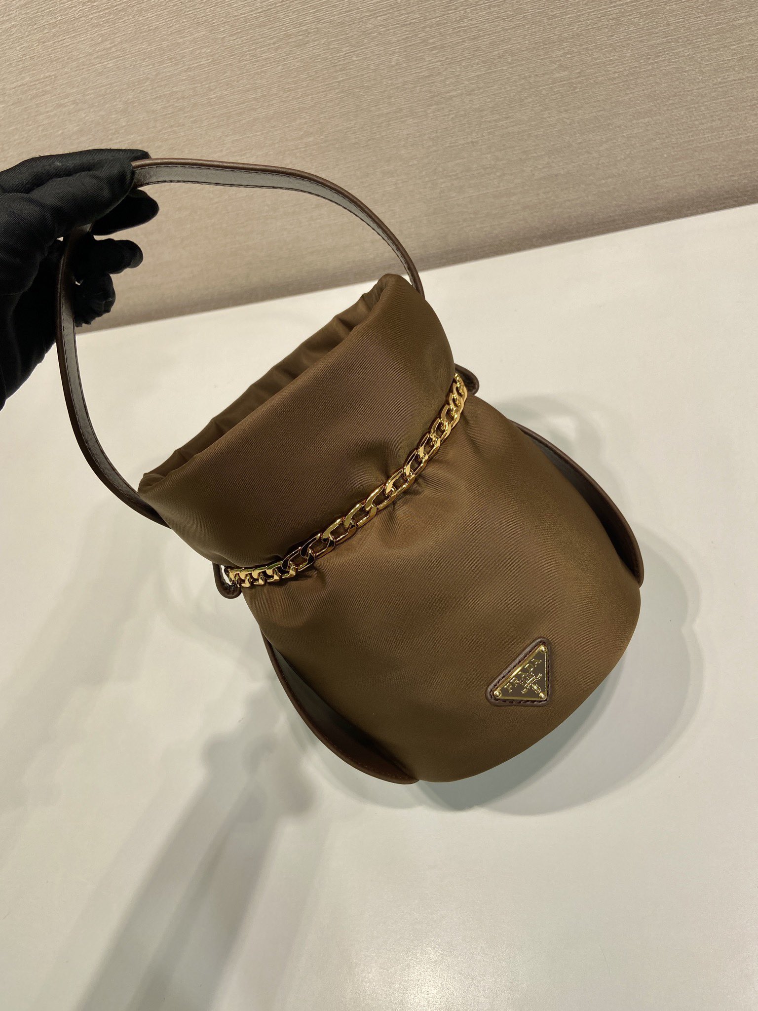 Prada Basic Bag Cow Leather 15cm