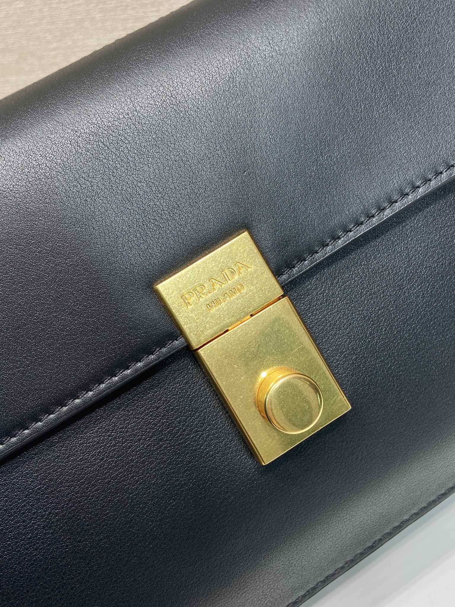 Prada Basic Bag Cow Leather 10cm-s