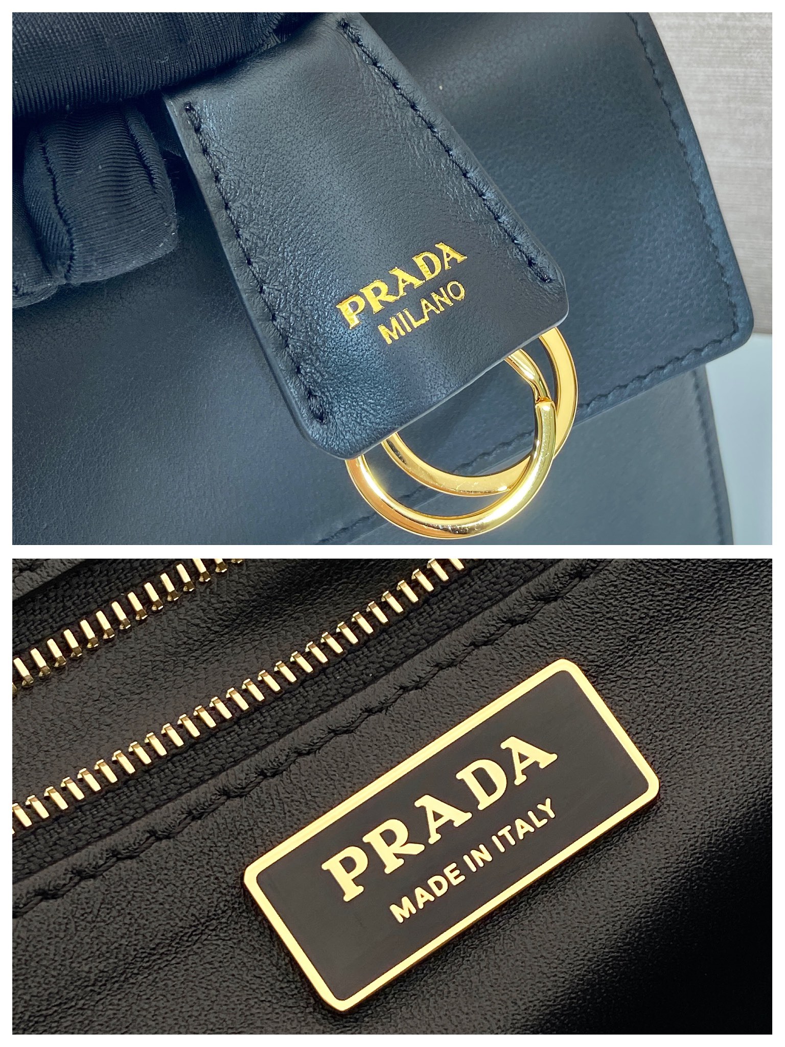 Prada Basic Bag Cow Leather 10cm-s