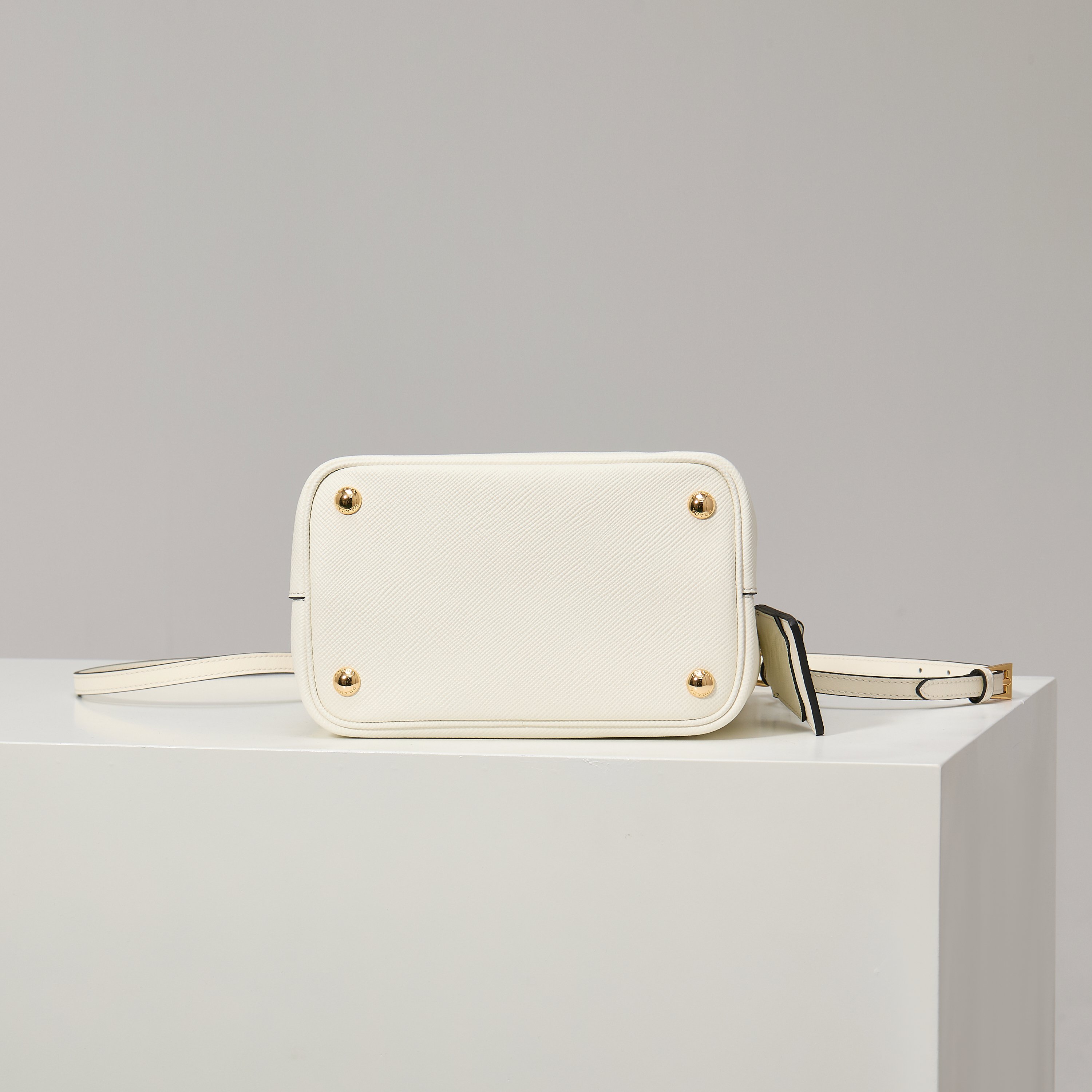 Prada Basic Bag Sheepskin White