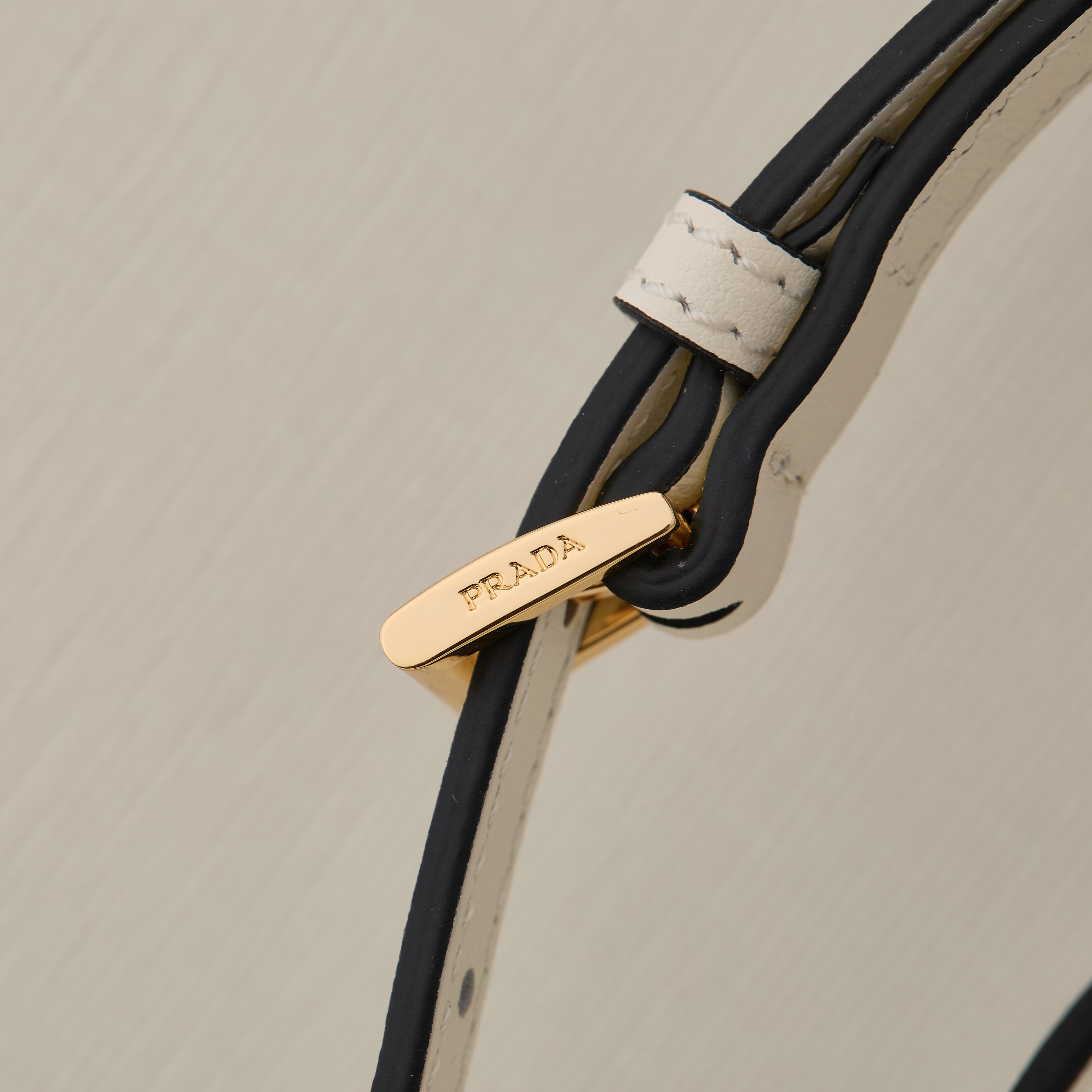 Prada Basic Bag Sheepskin White