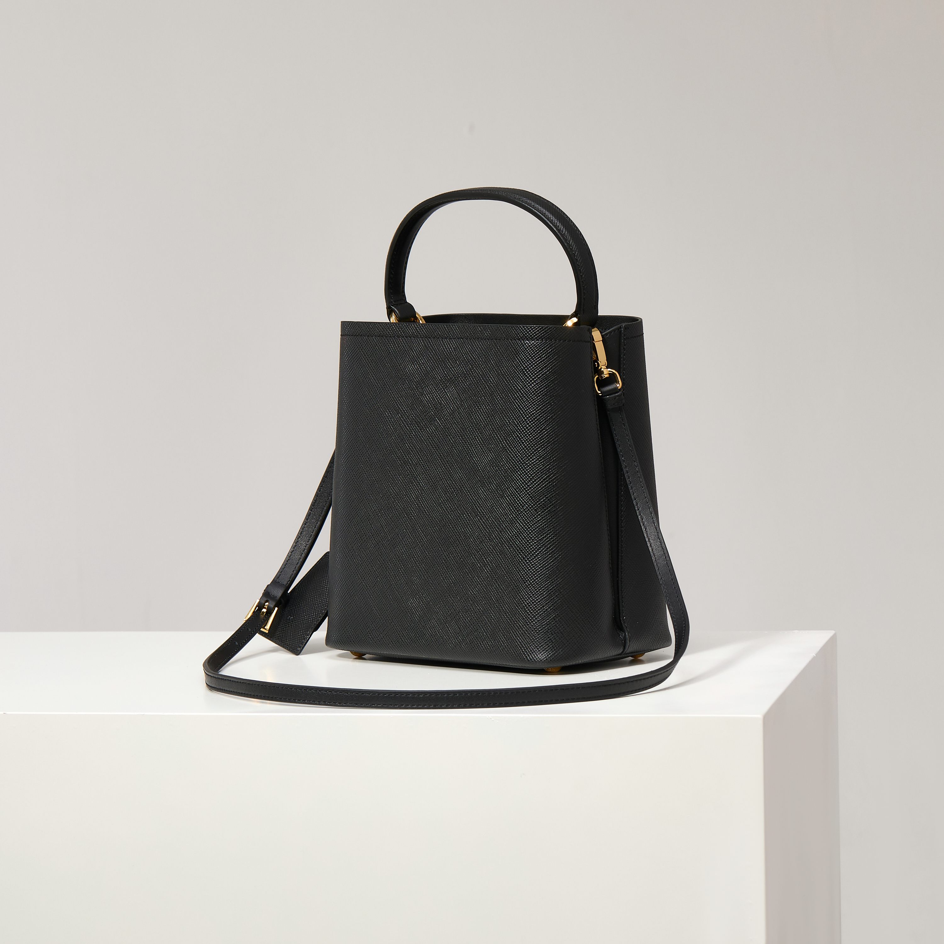 Prada Basic Bag Sheepskin Black