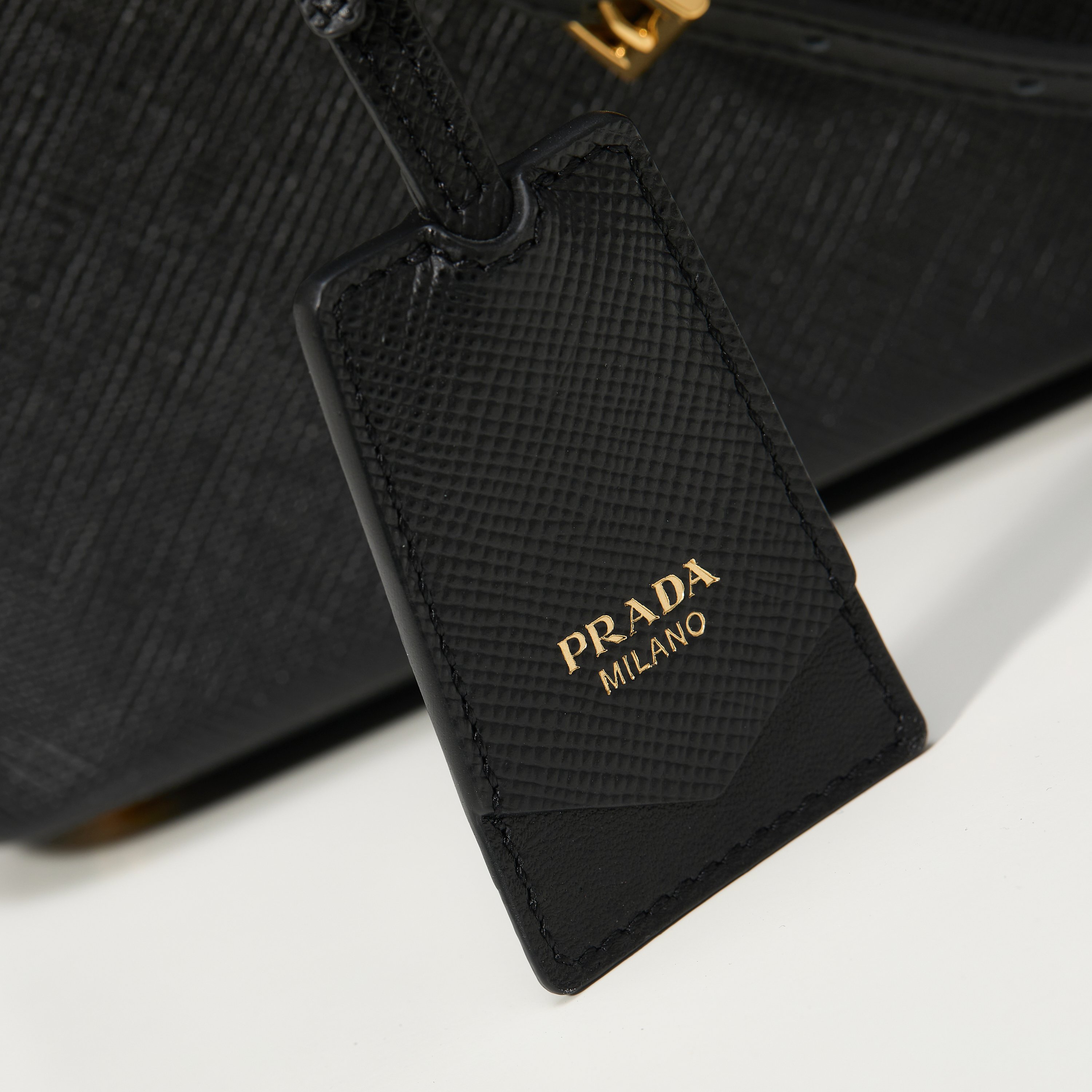 Prada Basic Bag Sheepskin Black