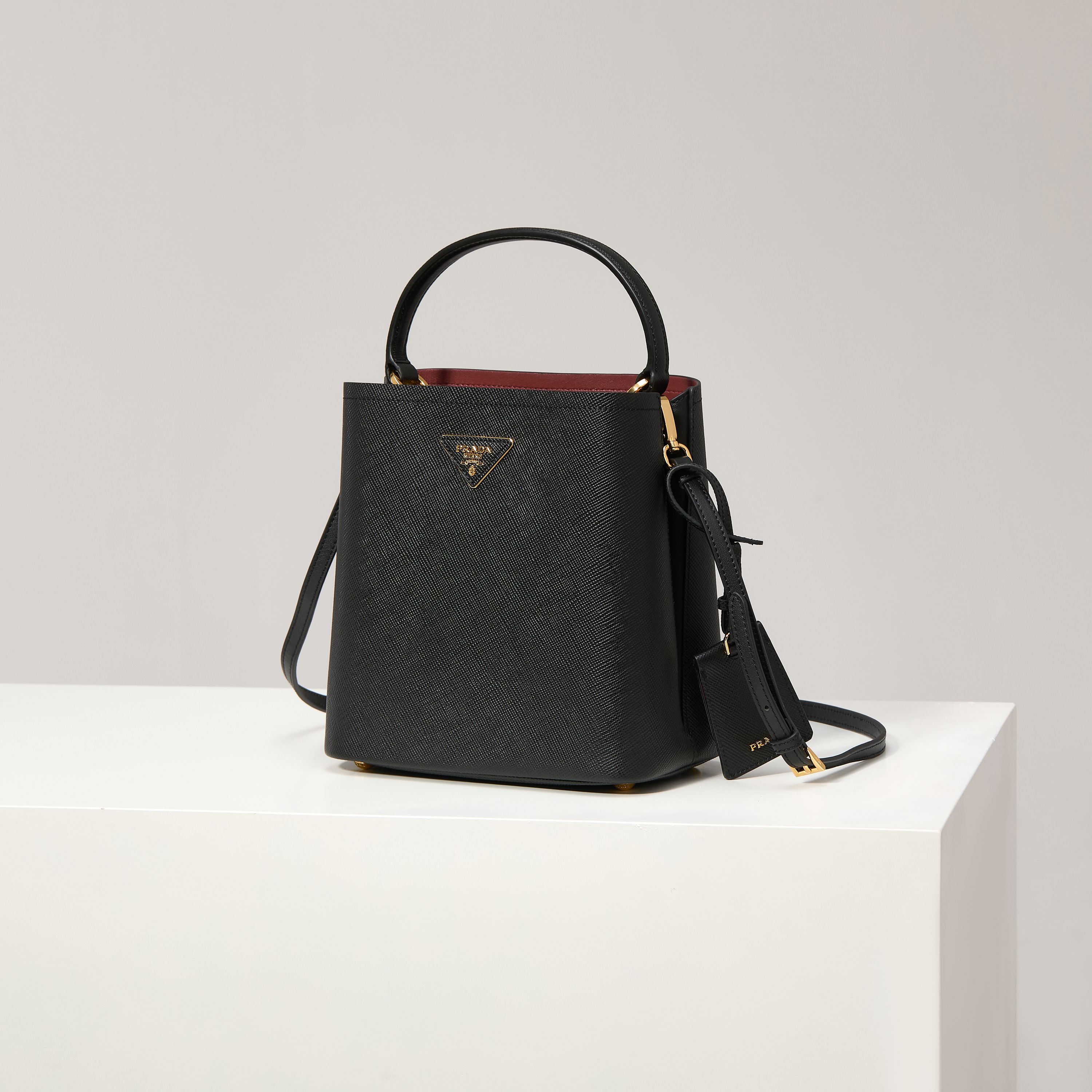 Prada Basic Bag Sheepskin Black