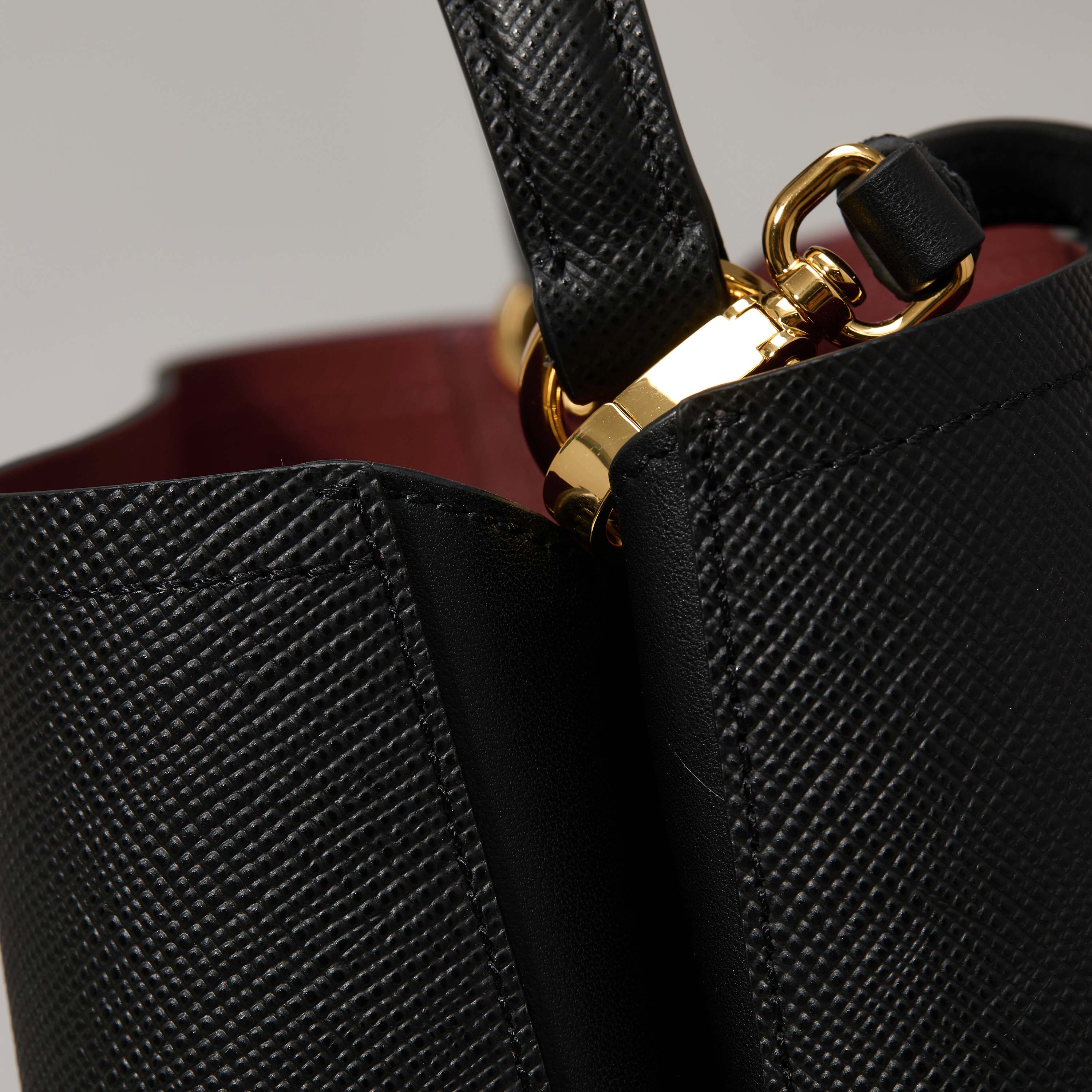 Prada Basic Bag Sheepskin Black