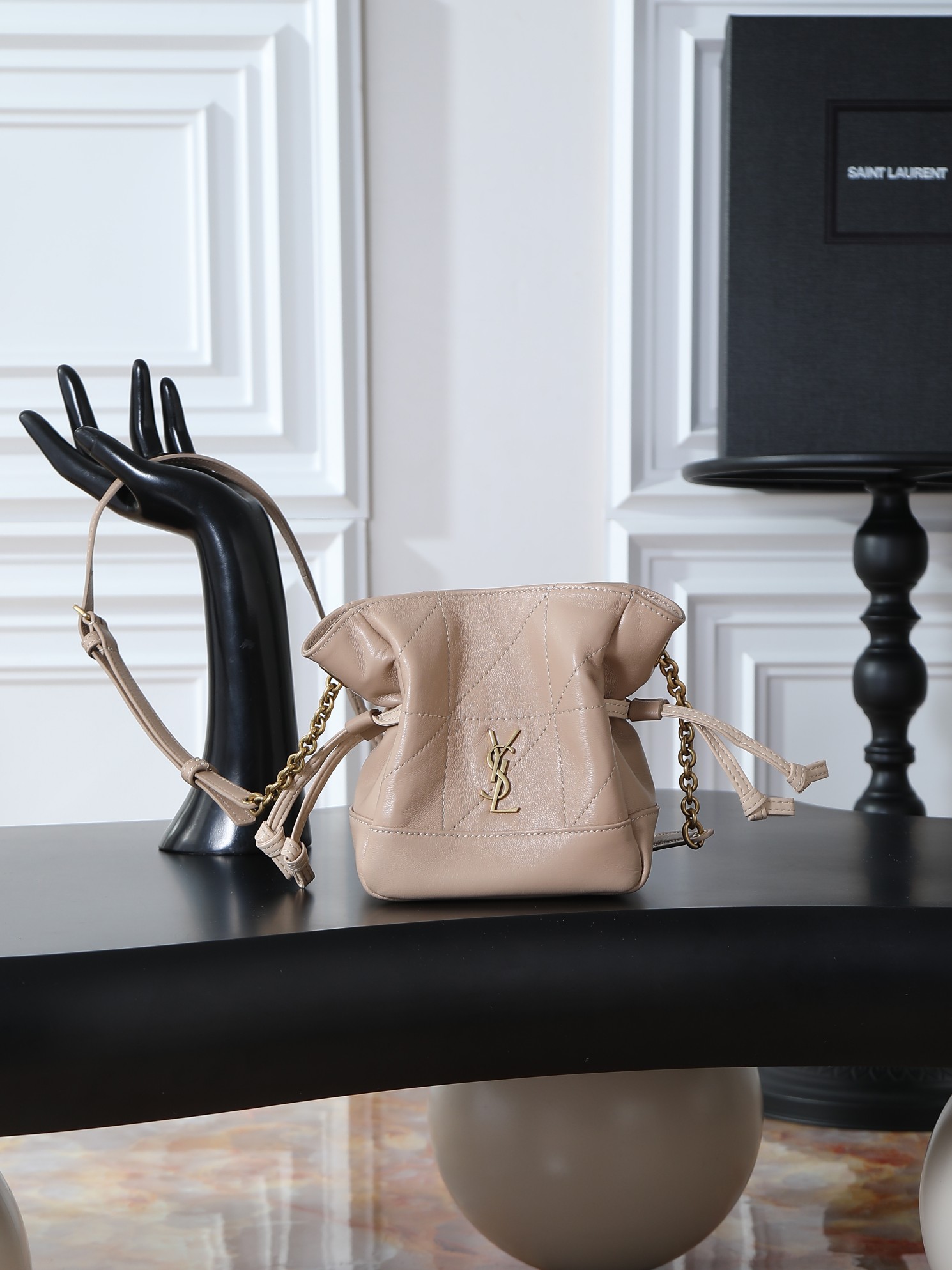 Ysl Tote Bag Sheepskin M-l-s