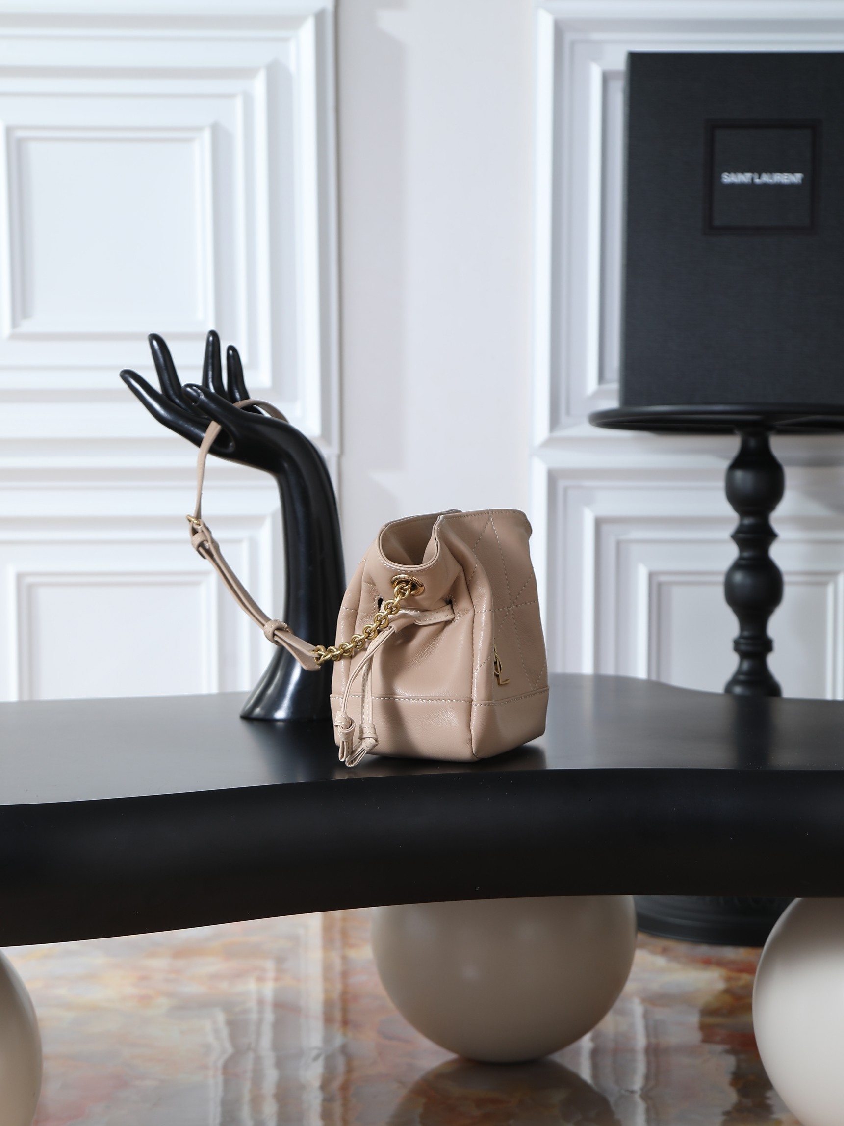 Ysl Tote Bag Sheepskin M-l-s