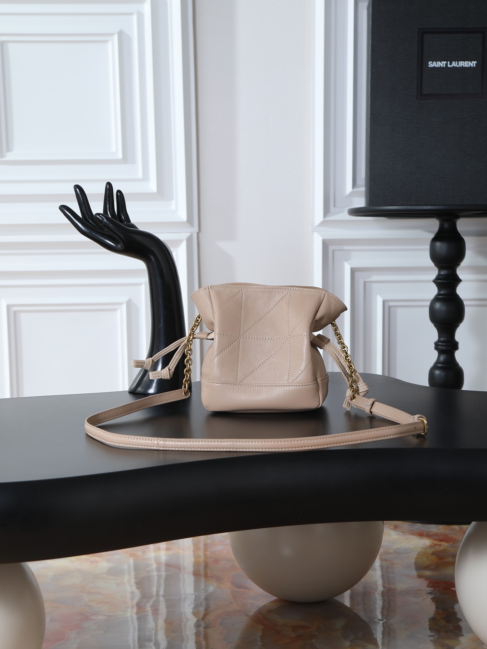 Ysl Tote Bag Sheepskin M-l-s