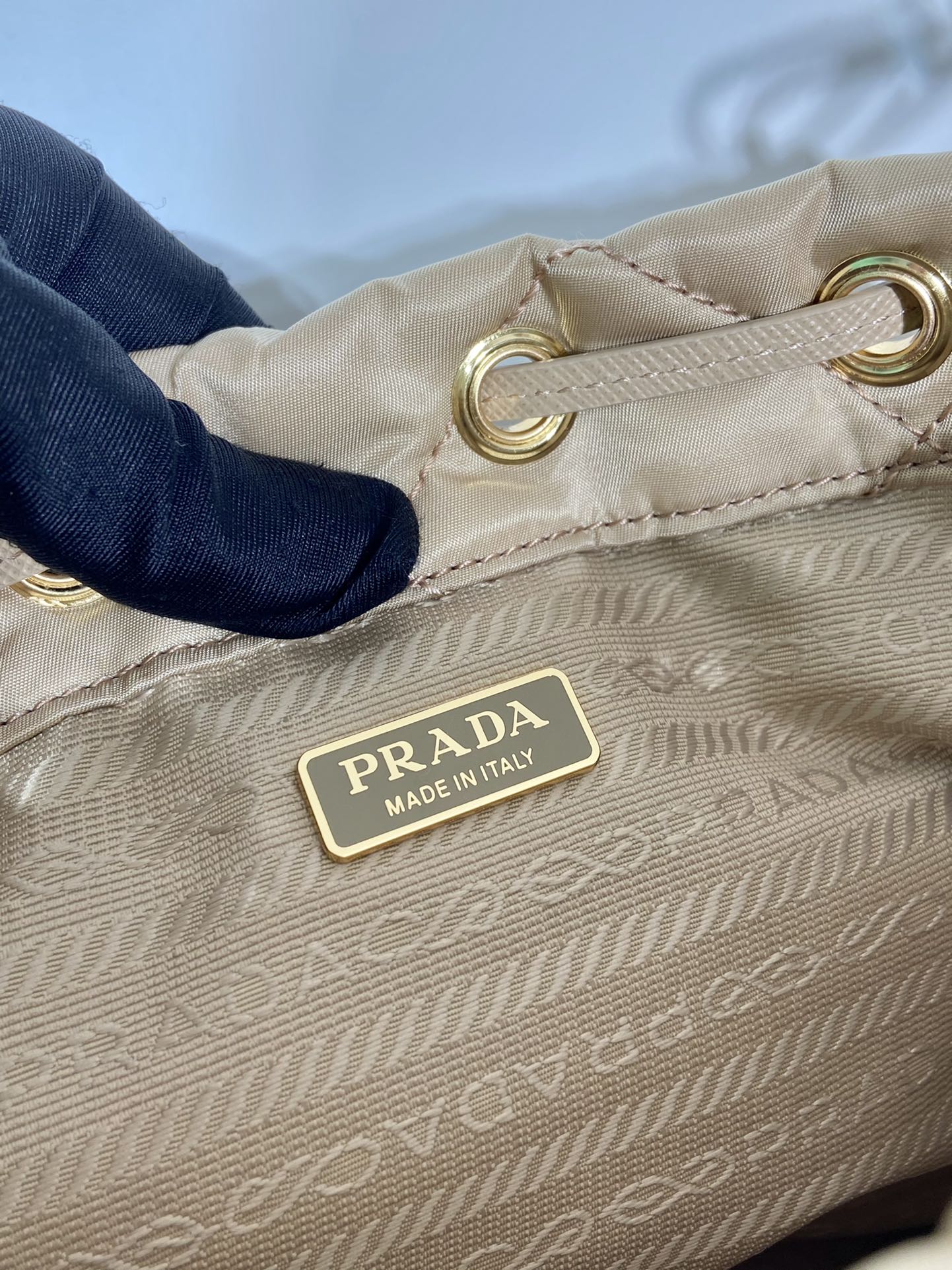 Prada Shoulder Bag Cow Leather 12cm-l