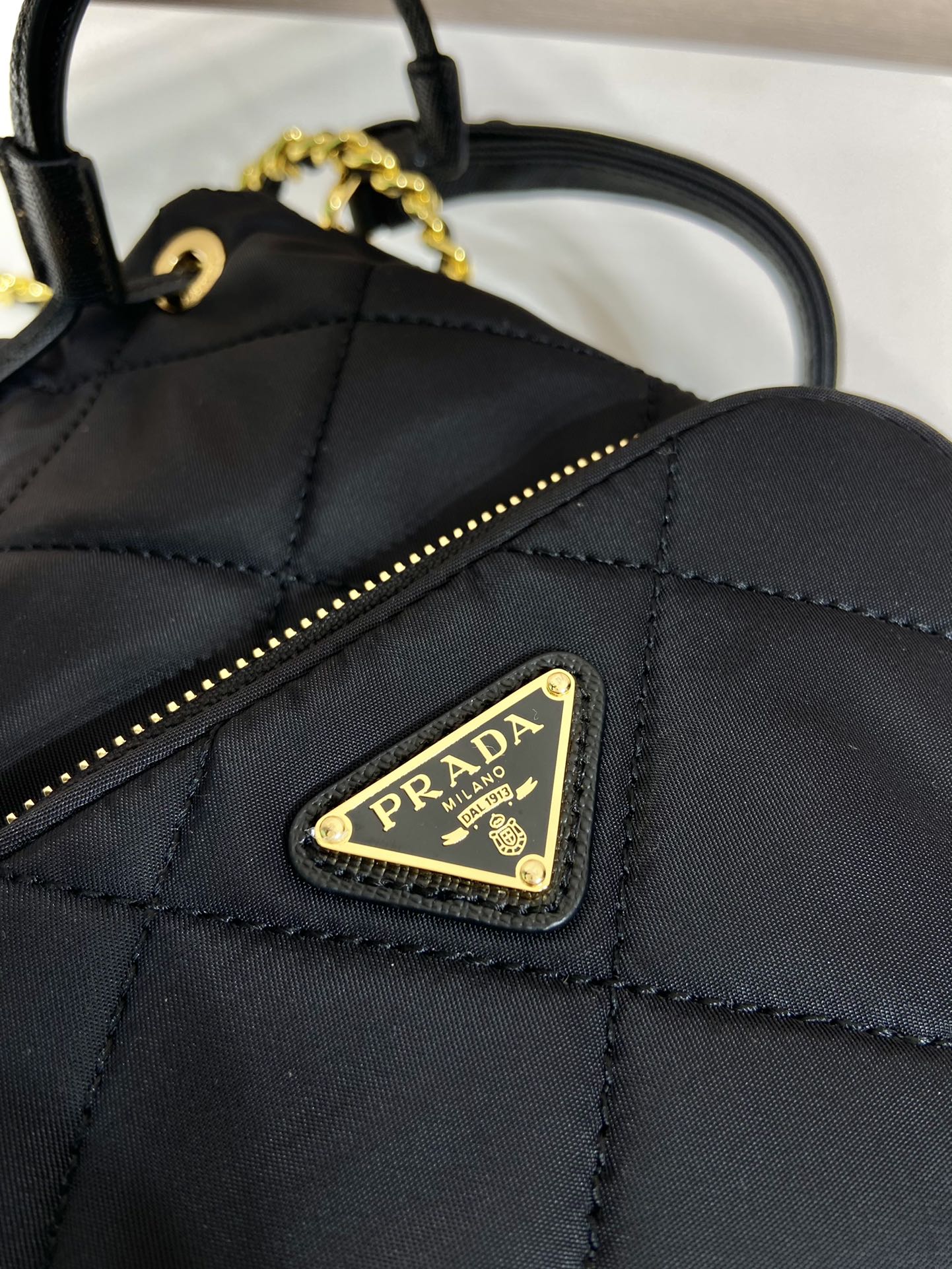 Prada Shoulder Bag Cow Leather 12cm-l