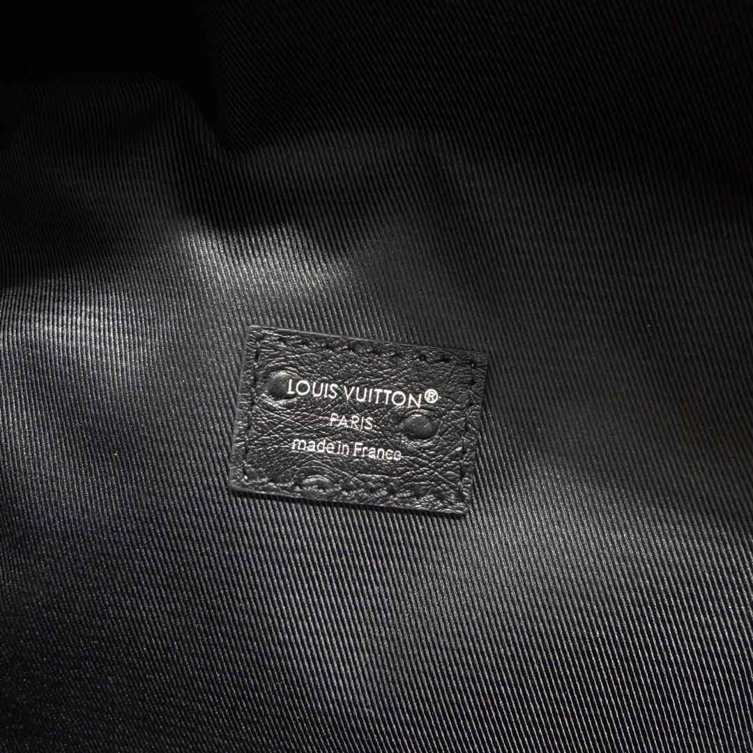 Louis Vuitton Basic Bag Cow Leather Black M-s