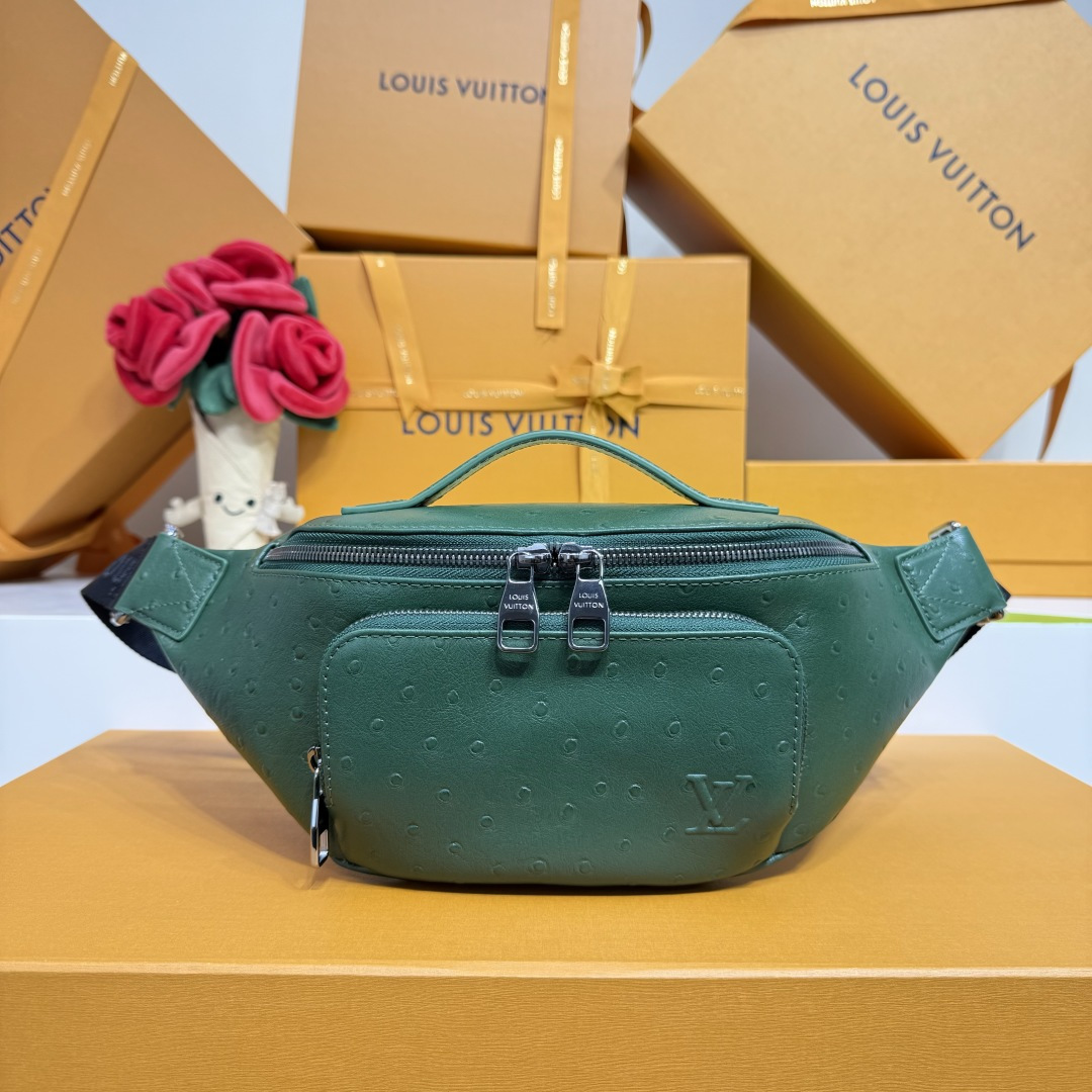 Louis Vuitton Basic Bag Cow Leather Green M-s