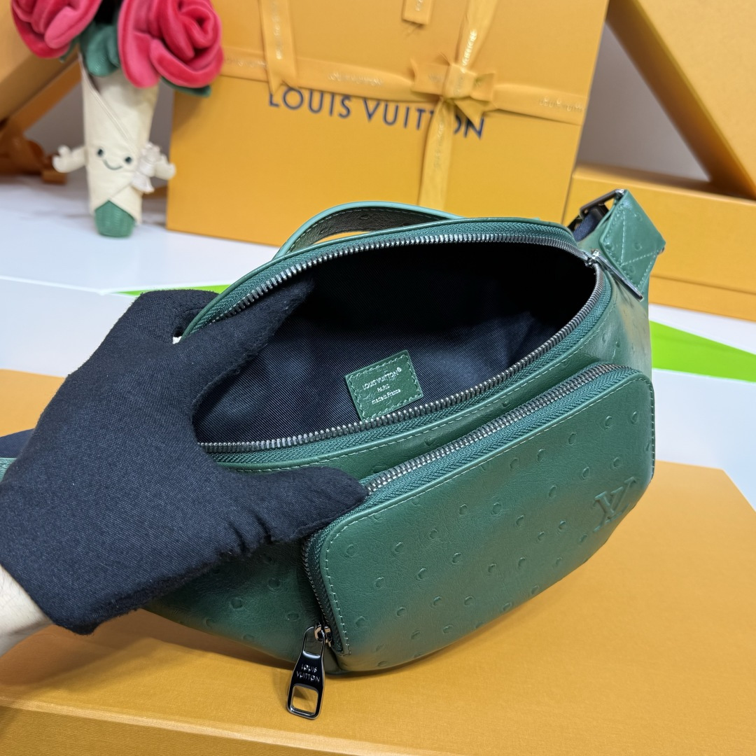 Louis Vuitton Basic Bag Cow Leather Green M-s