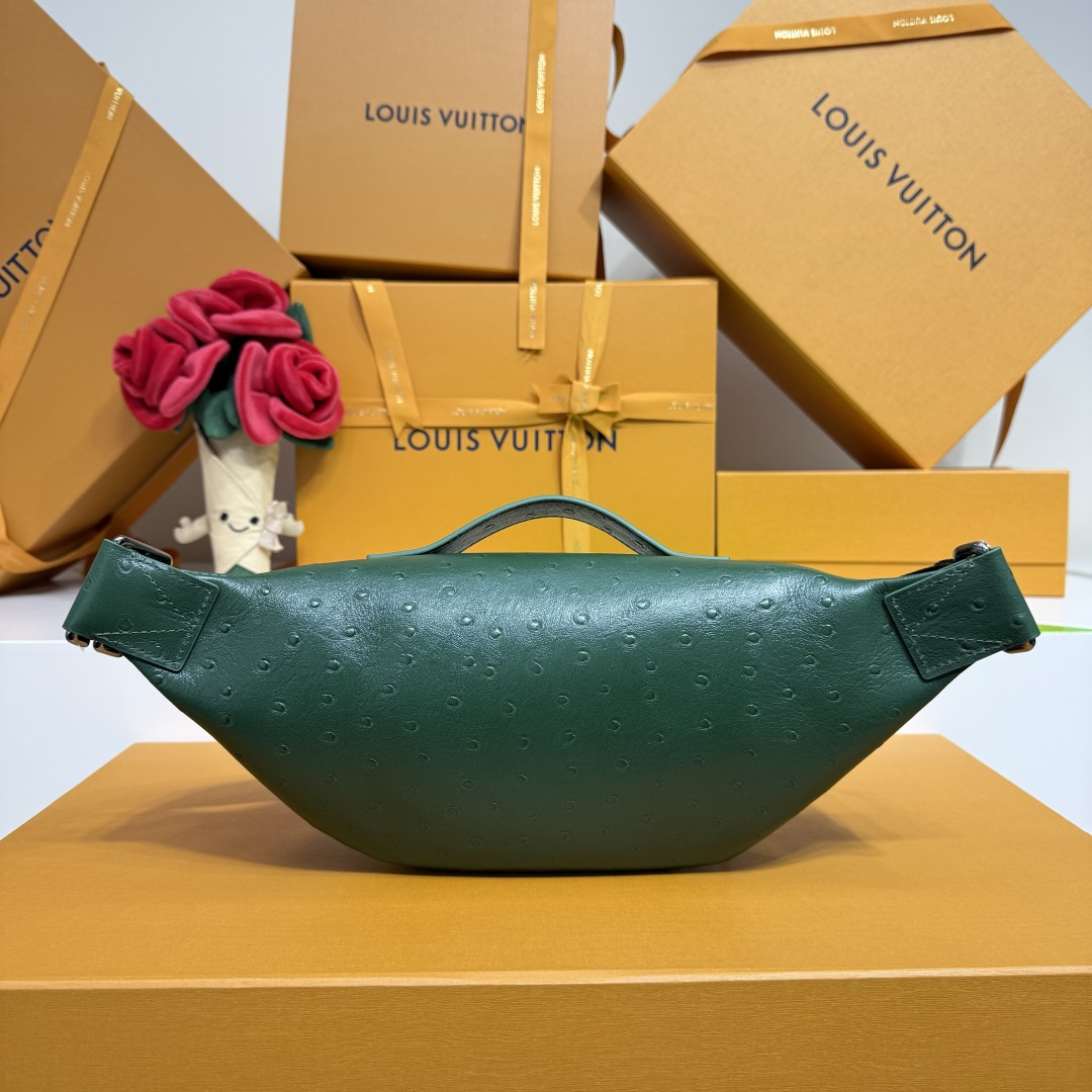 Louis Vuitton Basic Bag Cow Leather Green M-s